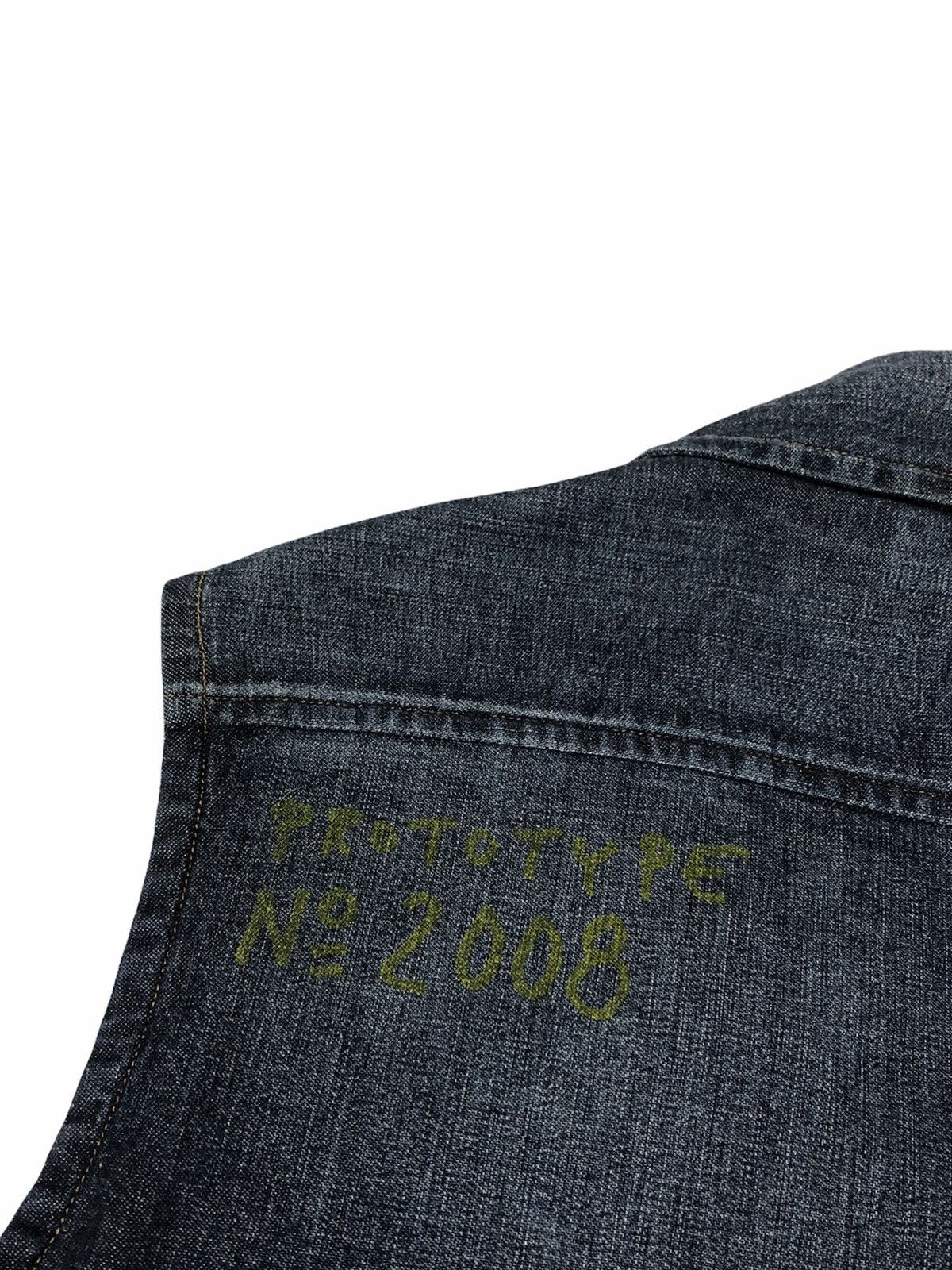 Walter Van Beirendonck W&LT Prototype 2008 Sleeveless Denim Jacket Size US S / EU 44-46 / 1 - 6 Thumbnail