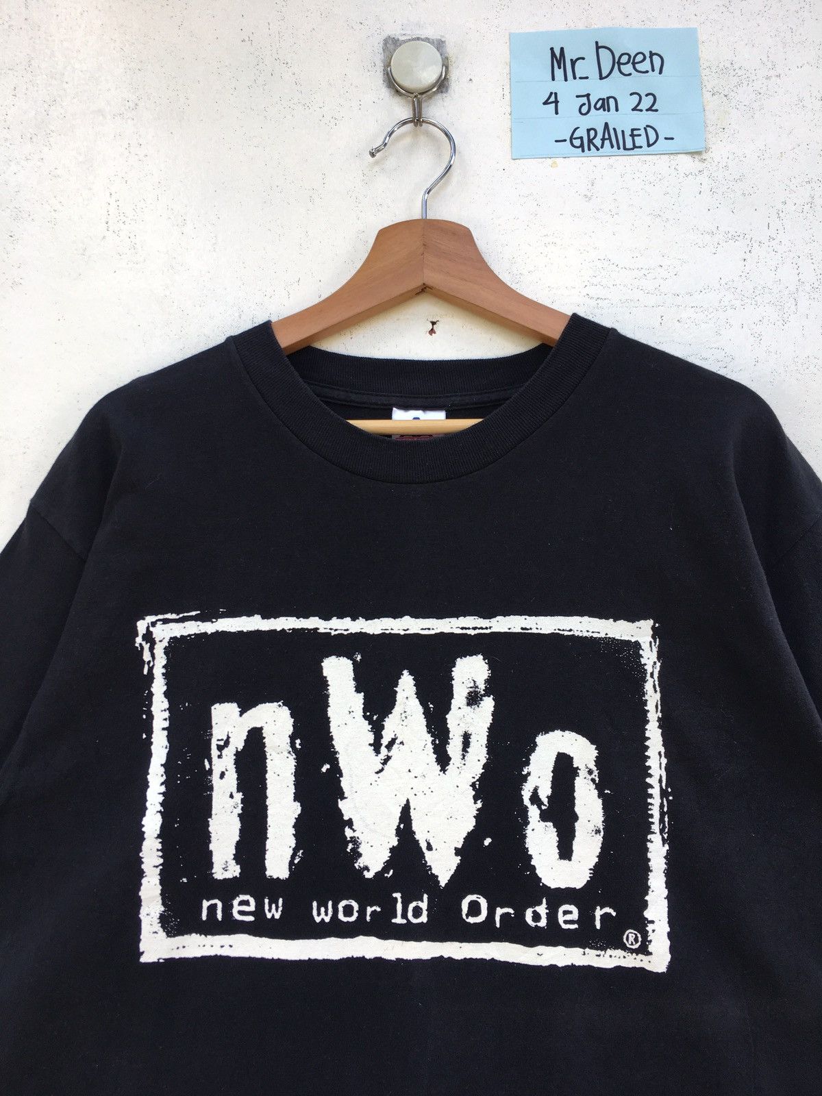 Vintage Rare Vintage New World Order NWO Wwe Large Size Tshirt Size US L / EU 52-54 / 3 - 4 Thumbnail