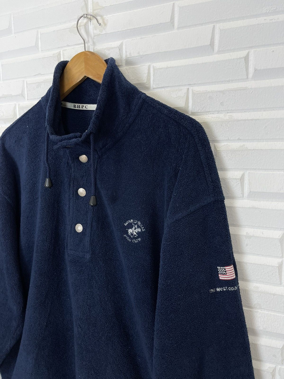 Beverly Hills Polo Club Vintage Beverly Hills Polo Club Fleece Size US L / EU 52-54 / 3 - 2 Thumbnail