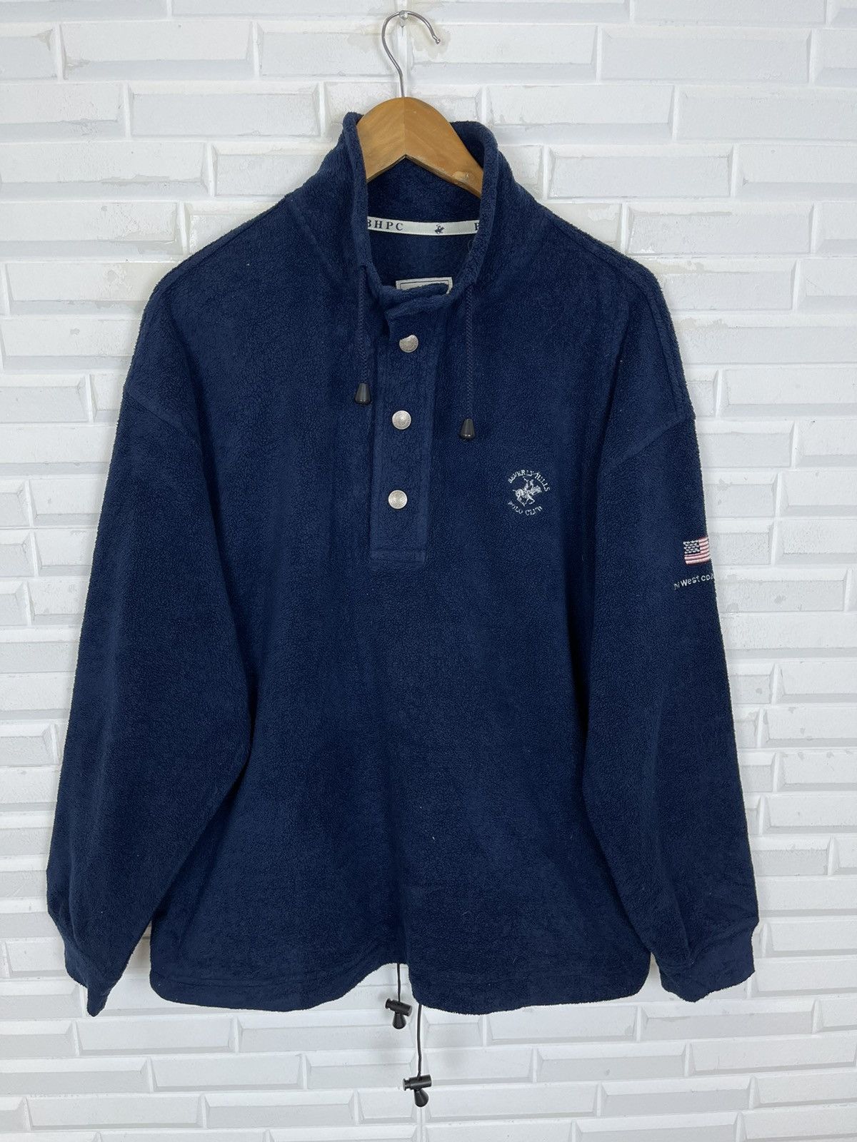 Beverly Hills Polo Club Vintage Beverly Hills Polo Club Fleece Size US L / EU 52-54 / 3 - 1 Thumbnail