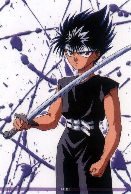 Anime OG 2000's Manga/Anime Yu Yu Hakusho “Hiei” Tee Size US L / EU 52-54 / 3 - 8 Thumbnail