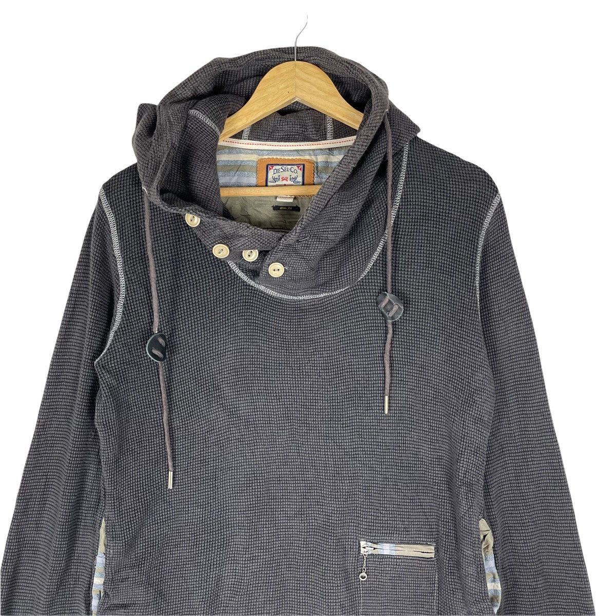 Diesel ☀️DIESEL HOODIE SLIM FIT SWEATSHIRT Size US L / EU 52-54 / 3 - 2 Thumbnail