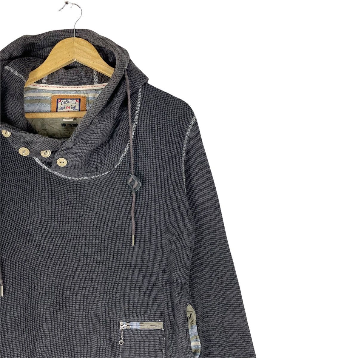 Diesel ☀️DIESEL HOODIE SLIM FIT SWEATSHIRT Size US L / EU 52-54 / 3 - 3 Thumbnail