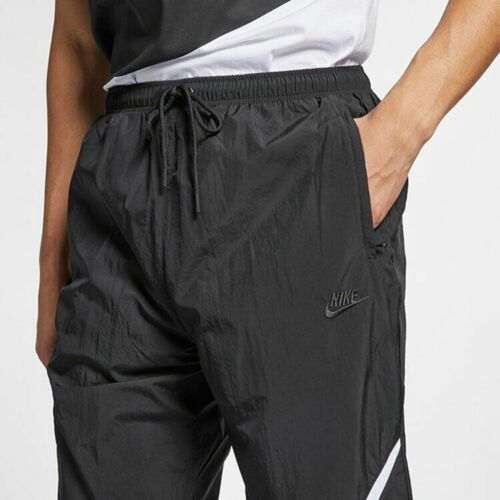 Nike Sportswear Big Swoosh Woven Pants Black White Men's Size buy XL AR9894-010