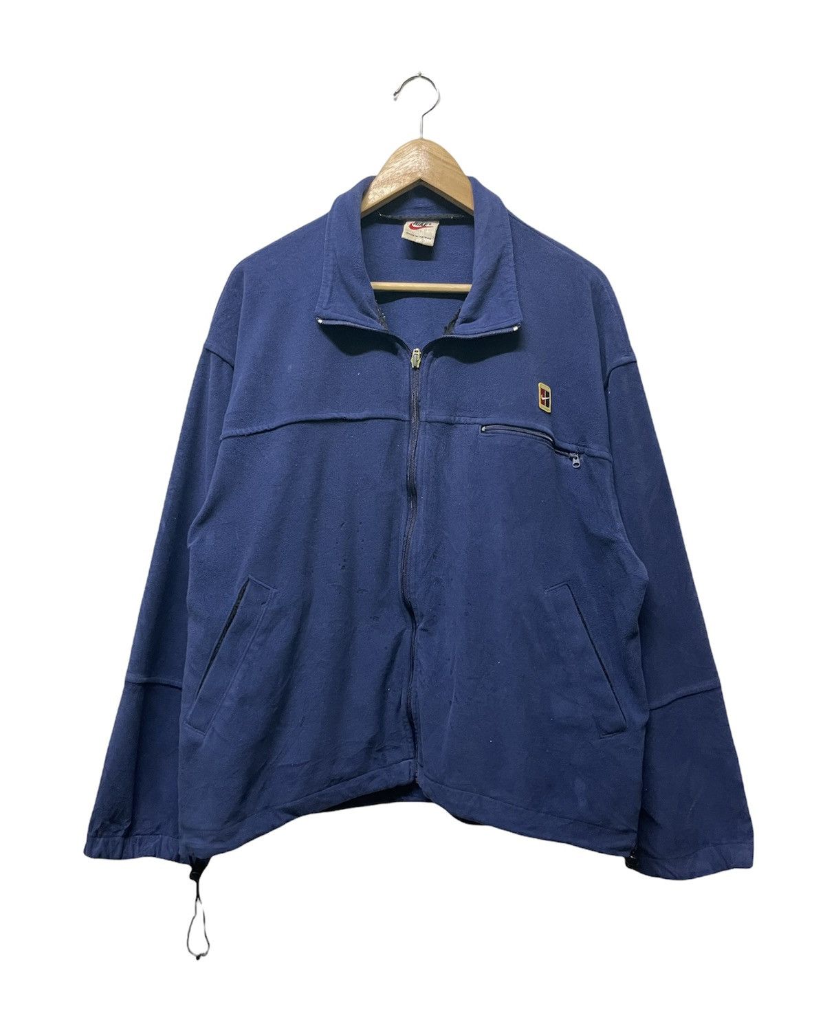 Nike VINTAGE NIKE COURT THERMA-FIT FLEECE JACKET Size US M / EU 48-50 / 2 - 1 Thumbnail