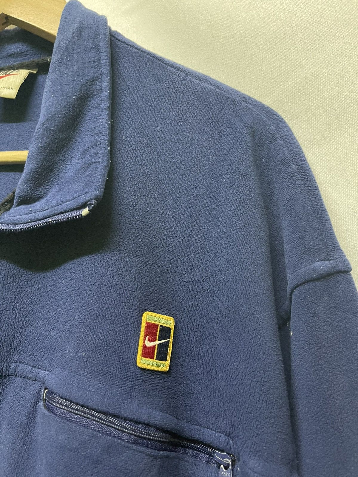 Nike VINTAGE NIKE COURT THERMA-FIT FLEECE JACKET Size US M / EU 48-50 / 2 - 3 Thumbnail