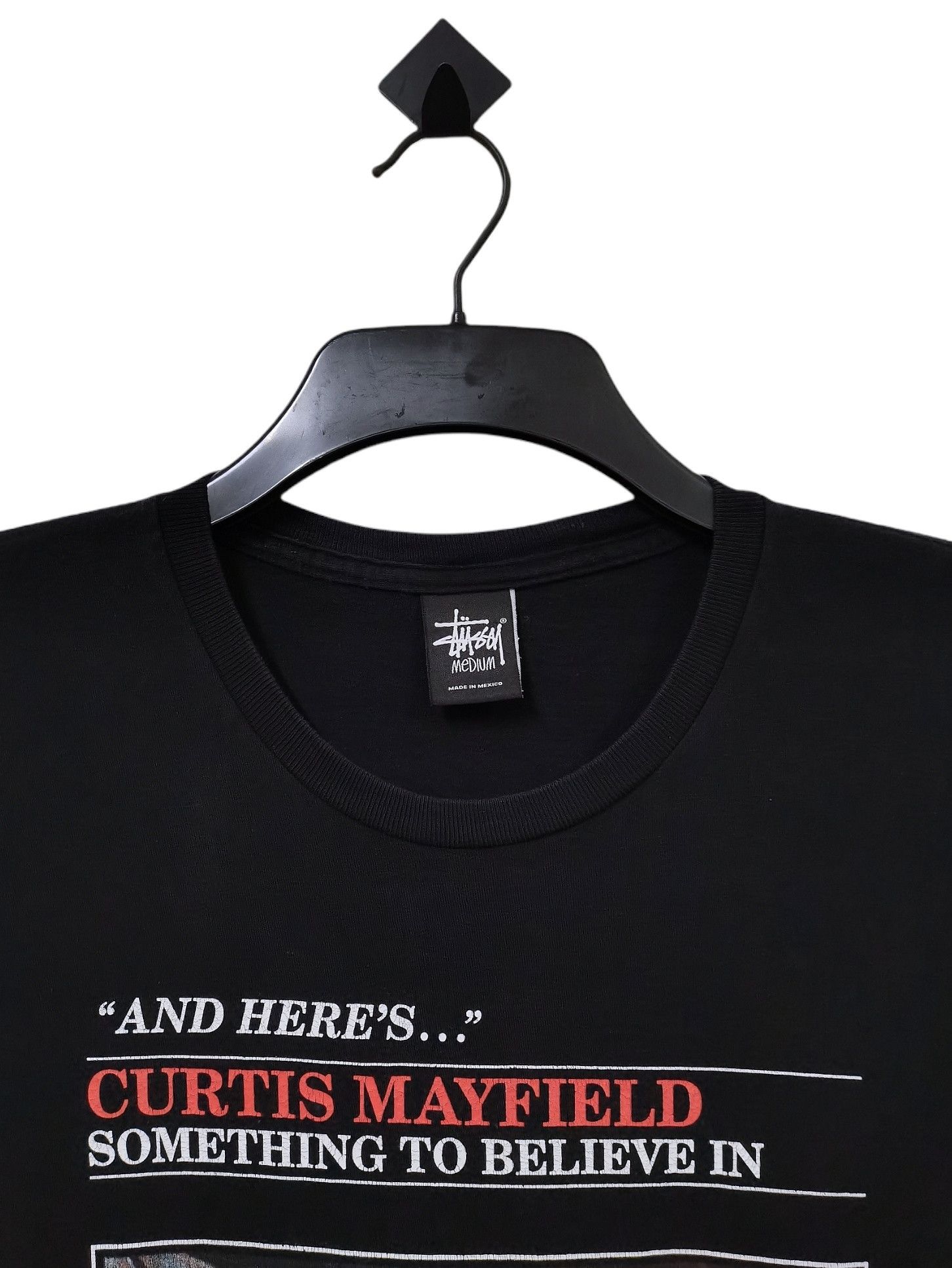 Stussy 🔥Stussy Curtis Mayfiel Album 🎼🎶T-shirt Rare Design Size US M / EU 48-50 / 2 - 4 Thumbnail