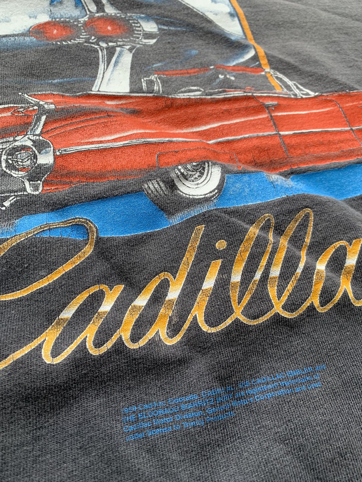 Cadillac 1959s Cadillac Eldorado archive very rare USA logo tee Size US XL / EU 56 / 4 - 3 Thumbnail