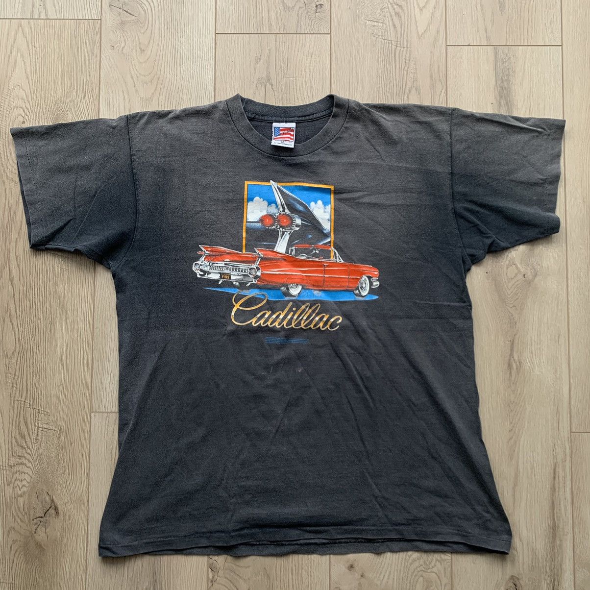 Cadillac 1959s Cadillac Eldorado archive very rare USA logo tee Size US XL / EU 56 / 4 - 12 Thumbnail
