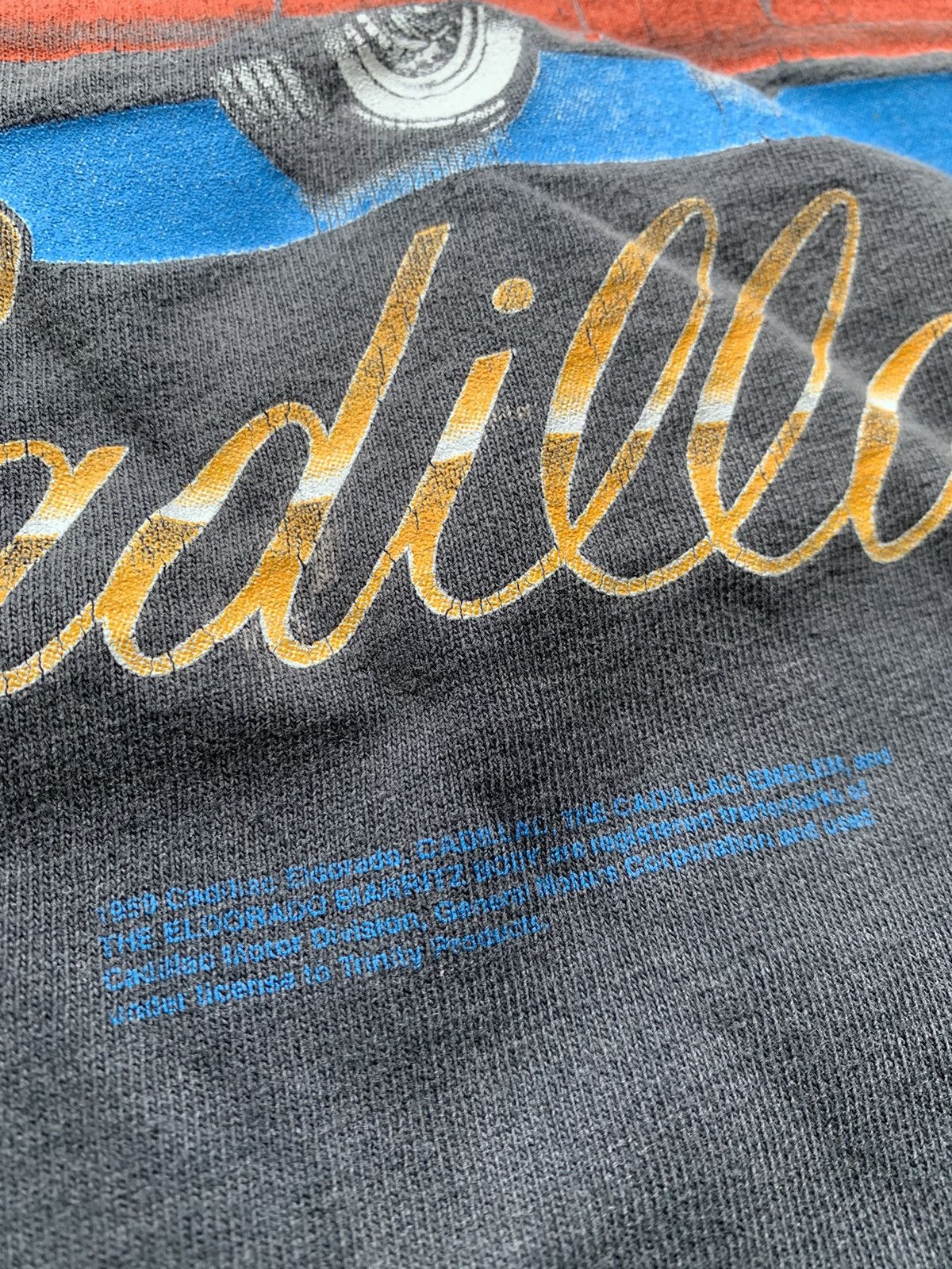 Cadillac 1959s Cadillac Eldorado archive very rare USA logo tee Size US XL / EU 56 / 4 - 4 Thumbnail