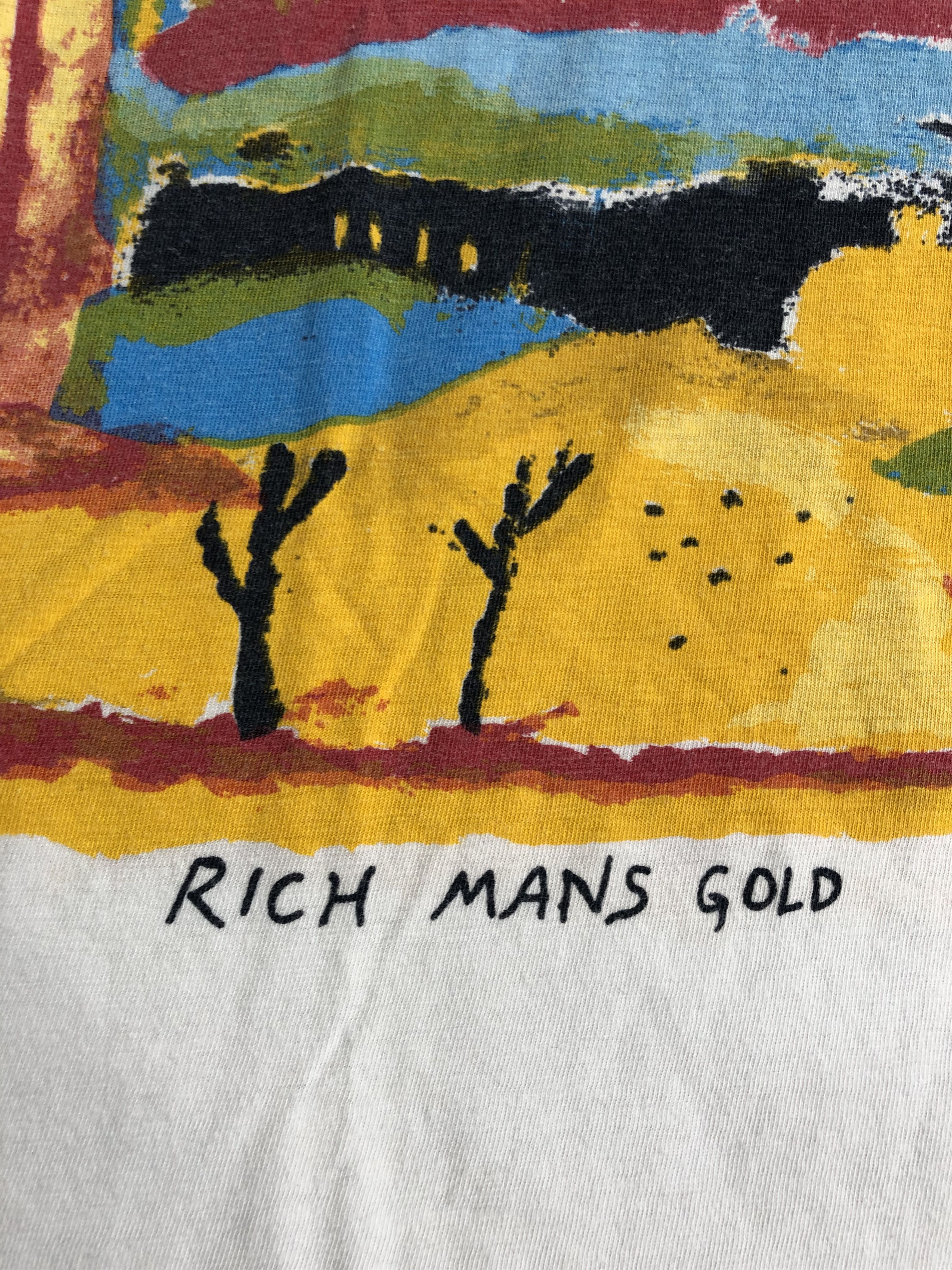 Vintage Vintage 1991 Cream Tea London Sheila Moxley Rich Mans Gold Size US XL / EU 56 / 4 - 7 Thumbnail