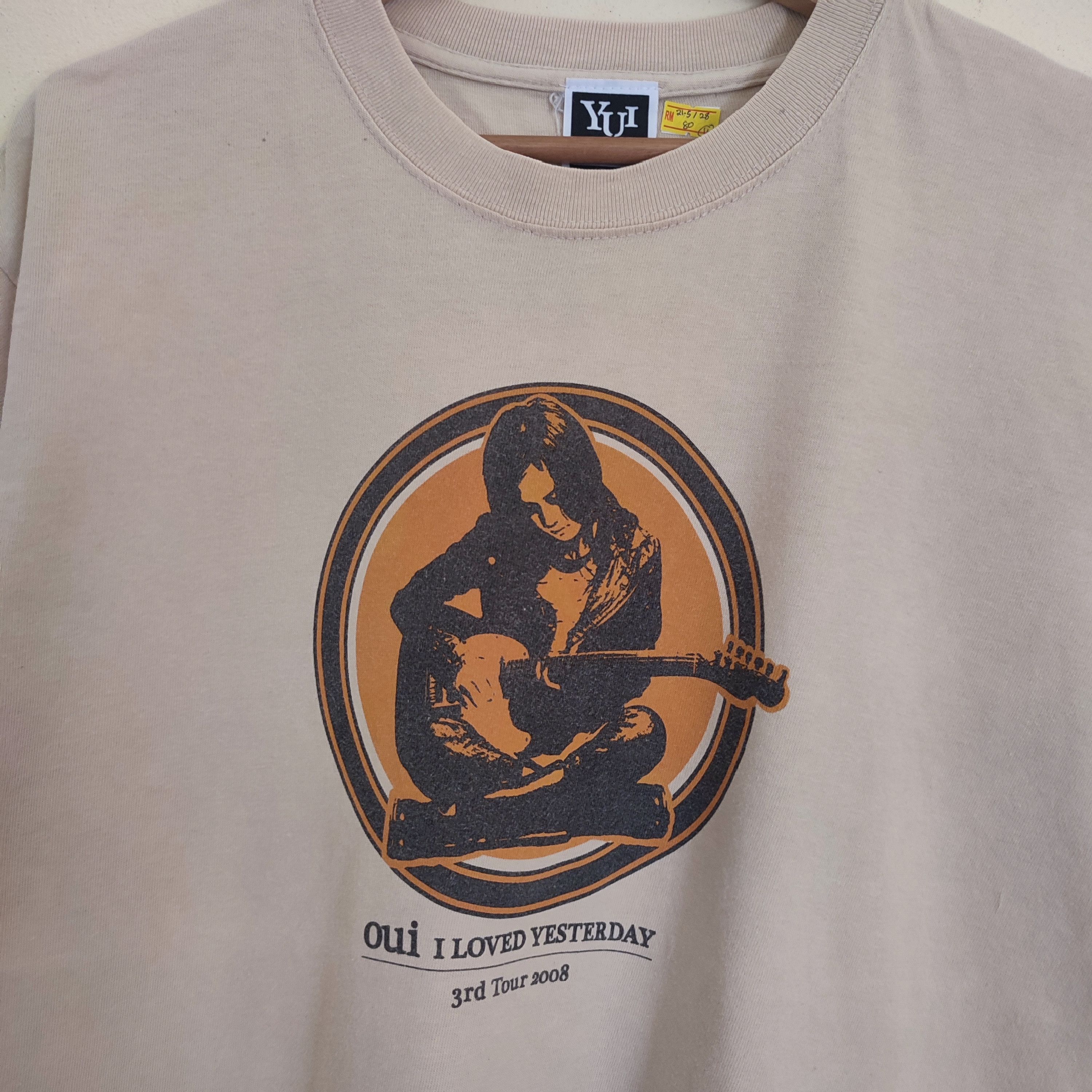 Band Tees × Japanese Brand YUI Japanese Singer tour 2008 Tshirt Size US L / EU 52-54 / 3 - 3 Thumbnail