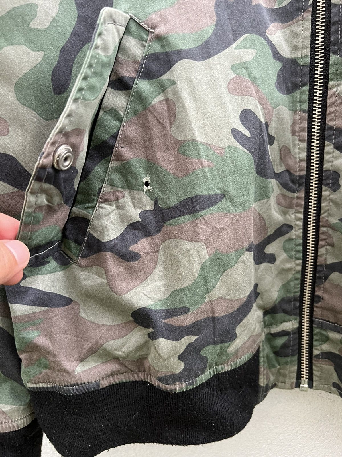 Japanese Brand Browny Standard Camo Bomber Jacket Size US L / EU 52-54 / 3 - 12 Thumbnail