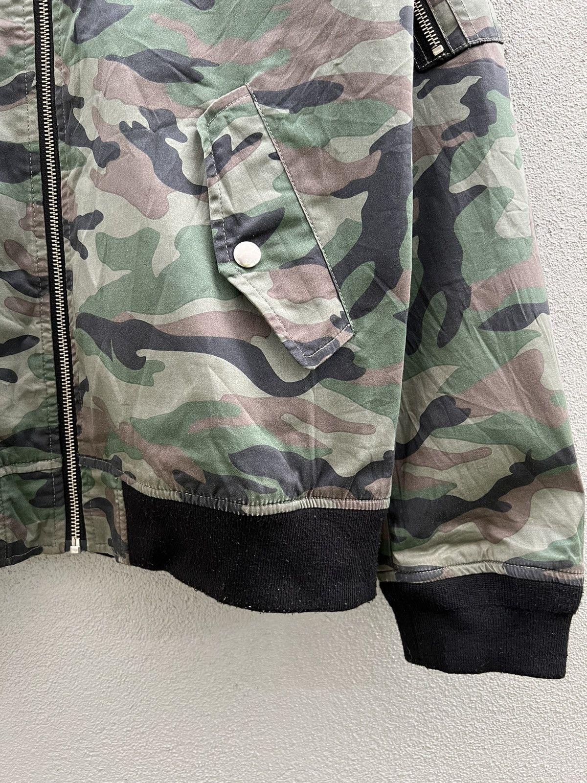 Japanese Brand Browny Standard Camo Bomber Jacket Size US L / EU 52-54 / 3 - 7 Thumbnail