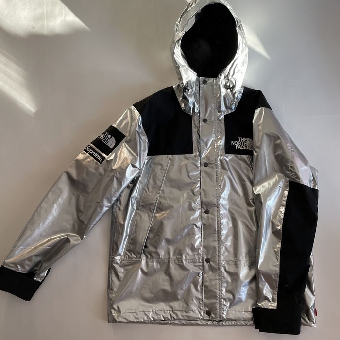 Supreme the north face 3m reflective mountain hot sale jacket black