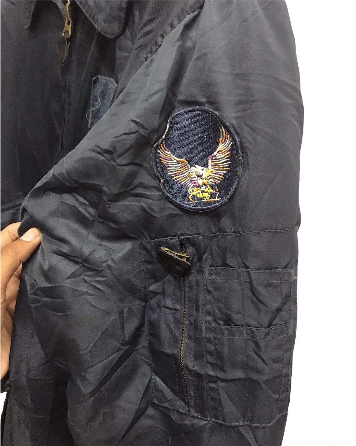Other VINTAGE U.S.AIR FORCE BOMBER JACKET GREEN Size US L / EU 52-54 / 3 - 6 Thumbnail