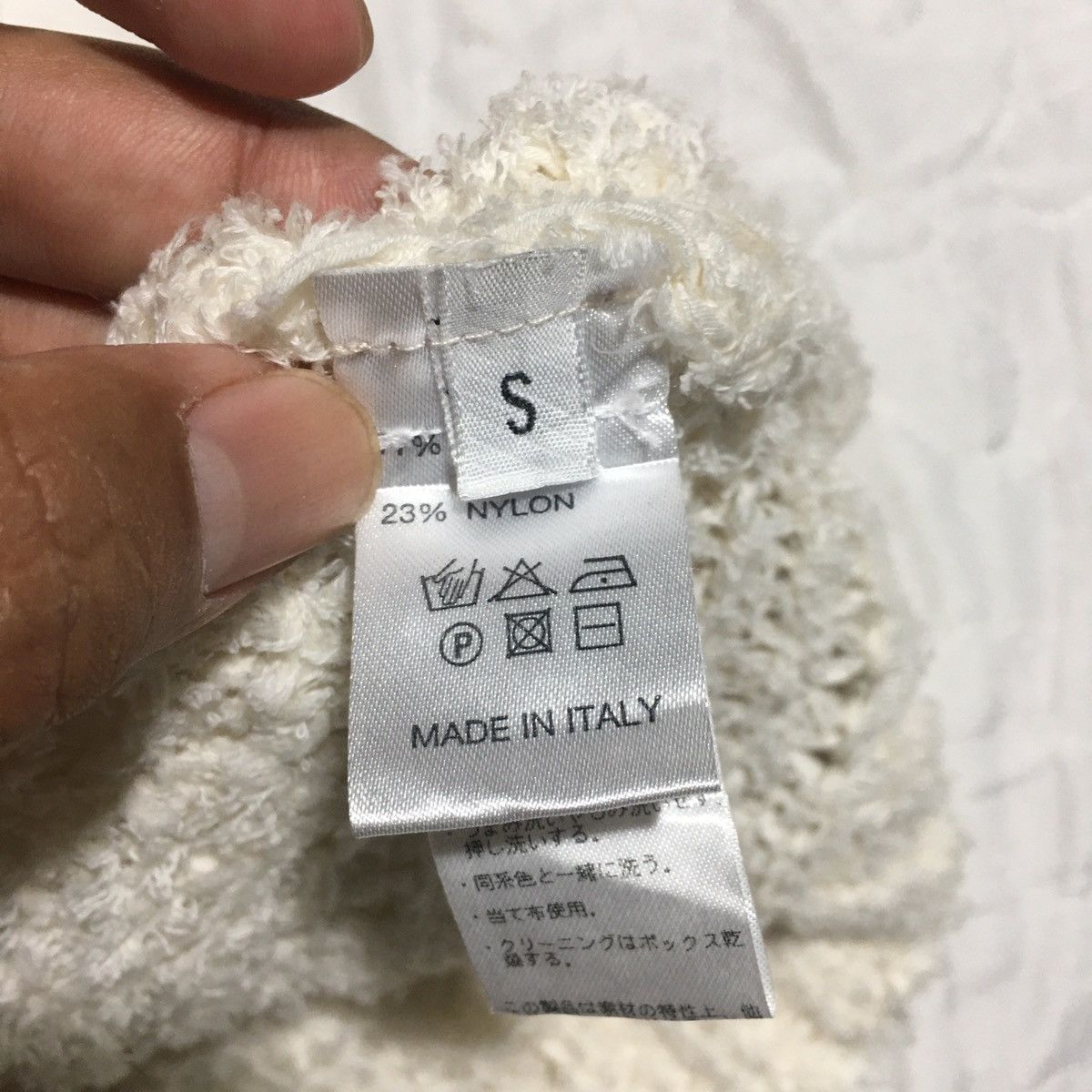 Roberto Collina ivory knit Size US S / EU 44-46 / 1 - 5 Thumbnail