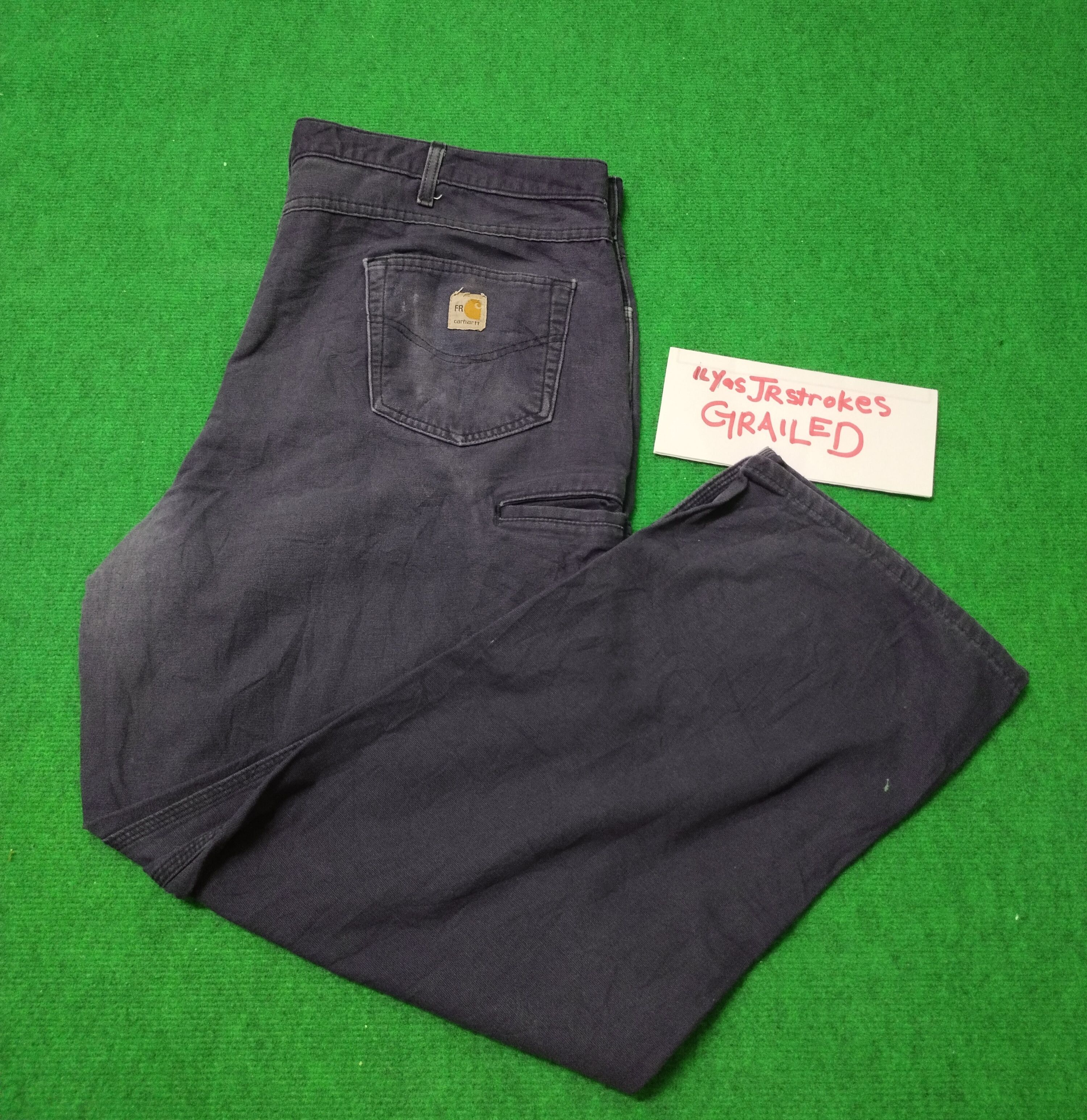 Carhartt × Vintage Vintage CARHARTT FLAME RESISTANT Denim Pant Size US 44 / EU 60 - 25 Thumbnail