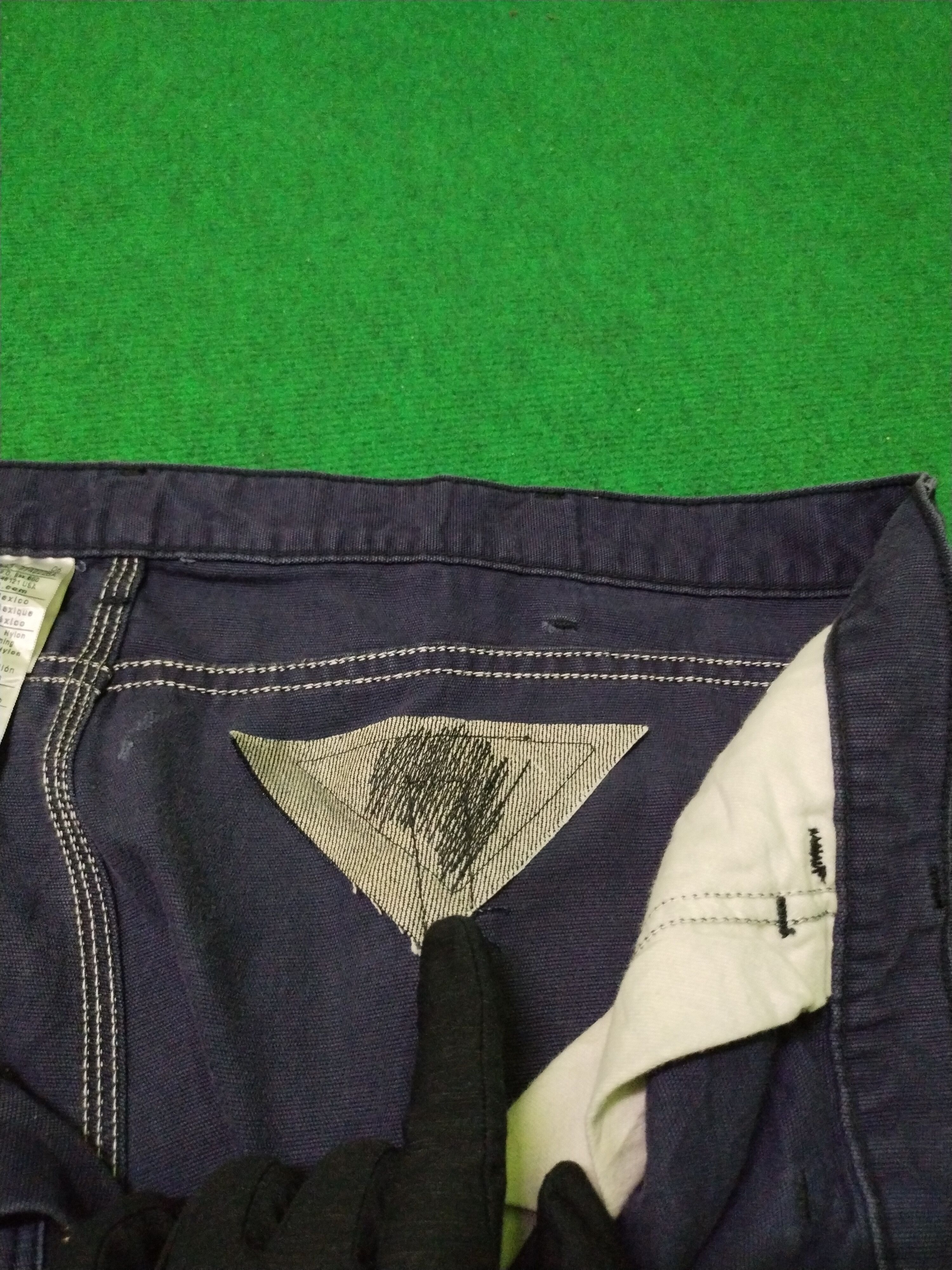 Carhartt × Vintage Vintage CARHARTT FLAME RESISTANT Denim Pant Size US 44 / EU 60 - 9 Thumbnail