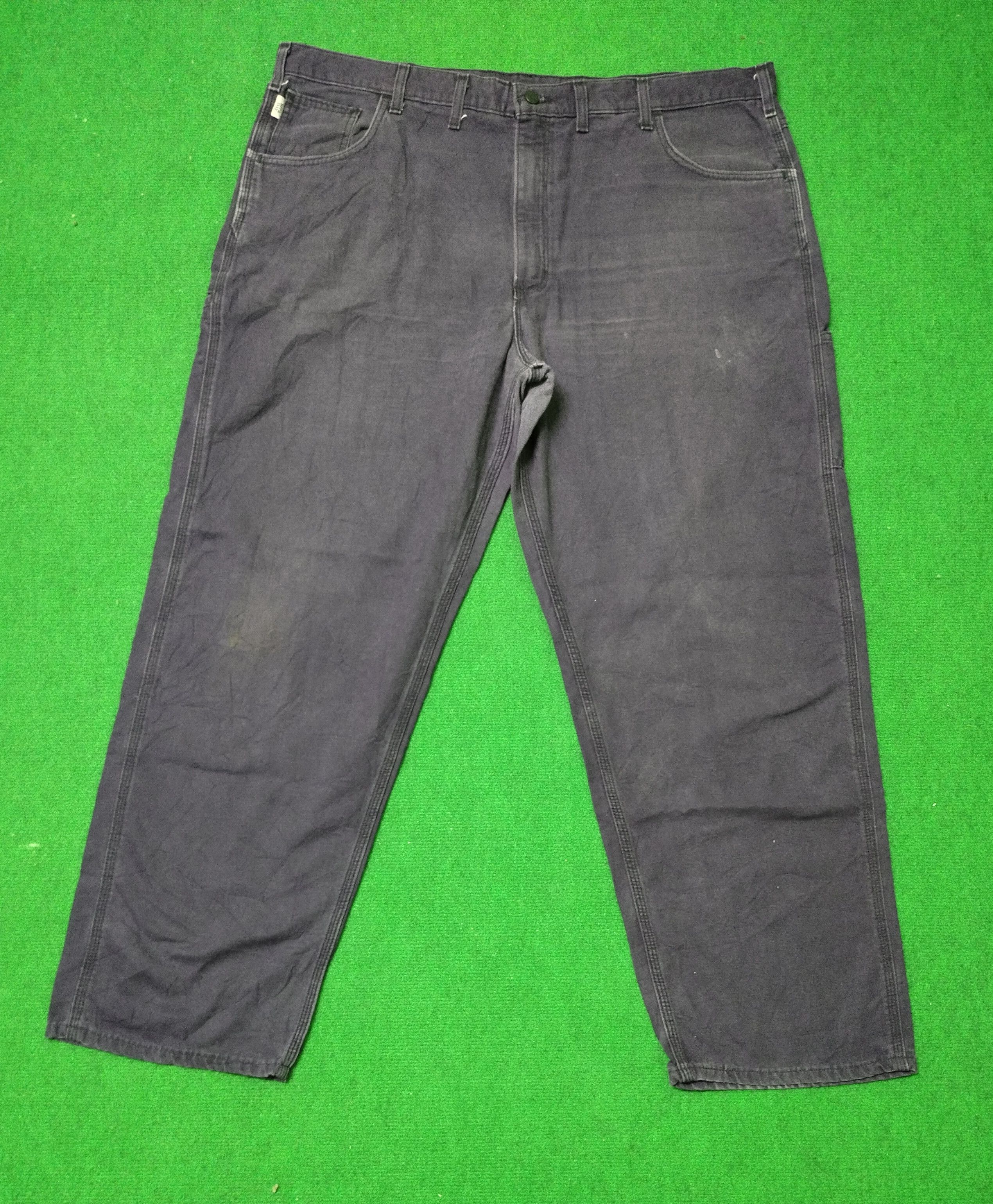 Carhartt × Vintage Vintage CARHARTT FLAME RESISTANT Denim Pant Size US 44 / EU 60 - 1 Thumbnail