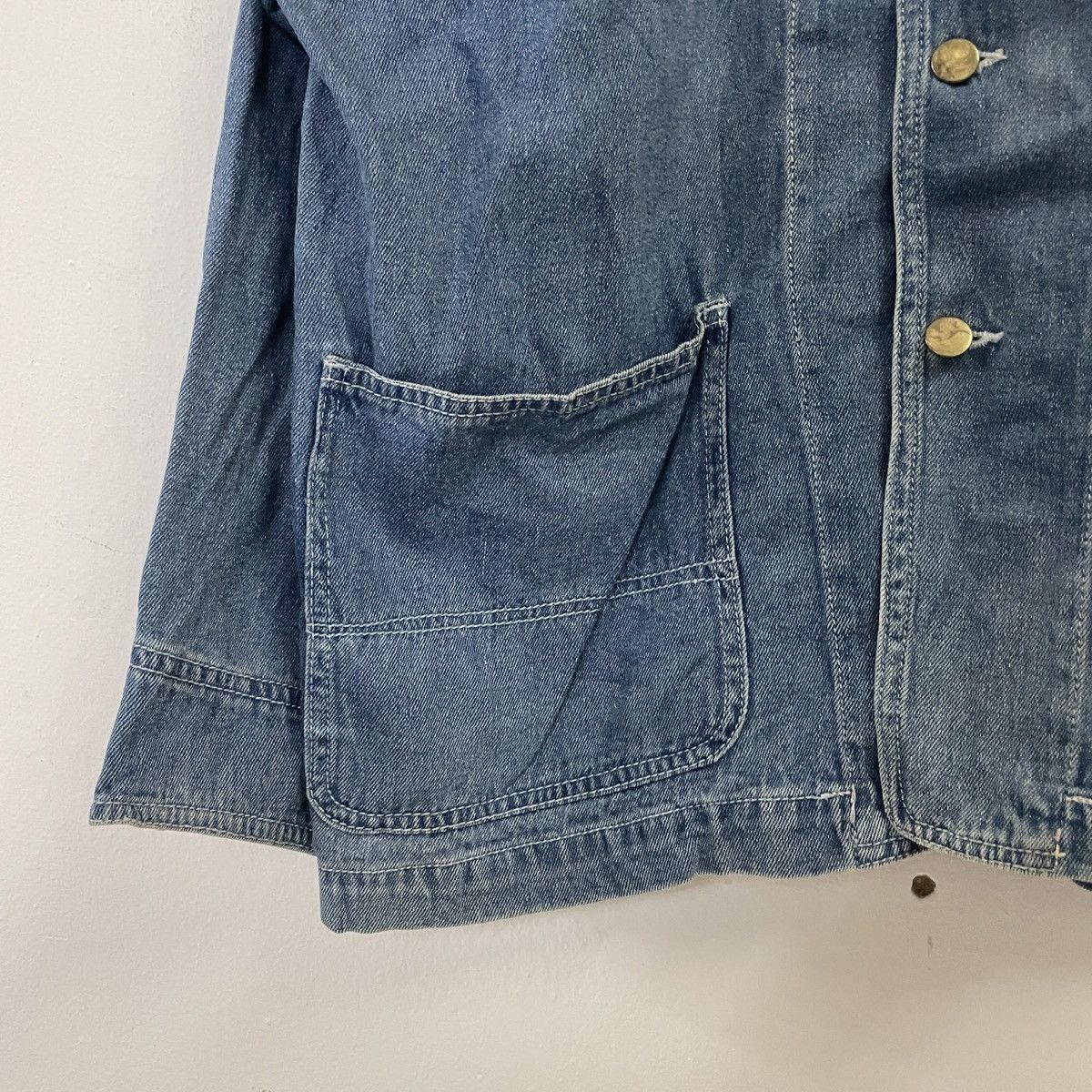 Indigo Vintage 90s Tomy Cort Denim Jacket Size US L / EU 52-54 / 3 - 3 Thumbnail