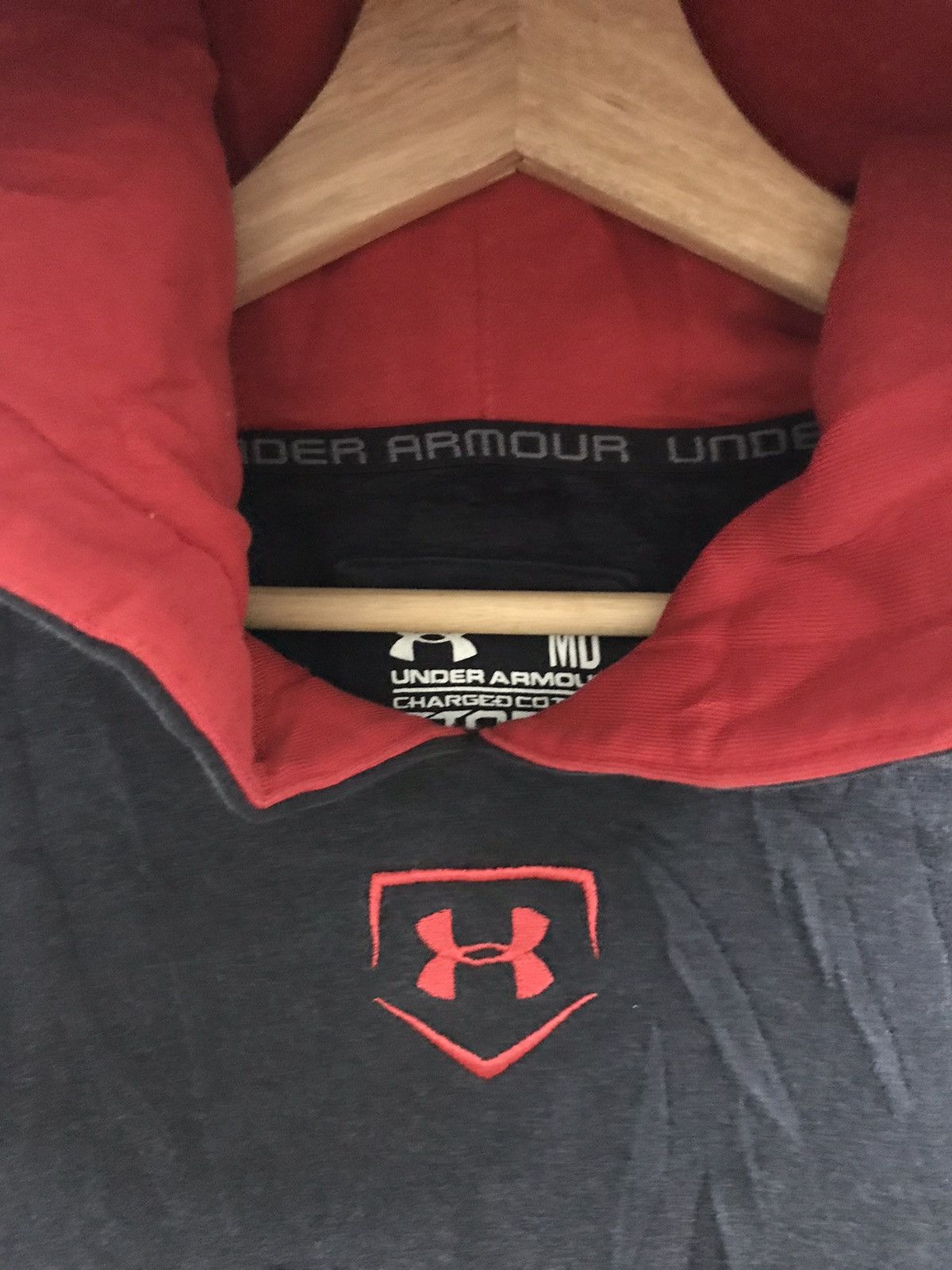 Under Armour UNDER ARMOUR SWEATSHIRT HODDIE BIG LOGO BLACK Size US L / EU 52-54 / 3 - 8 Thumbnail