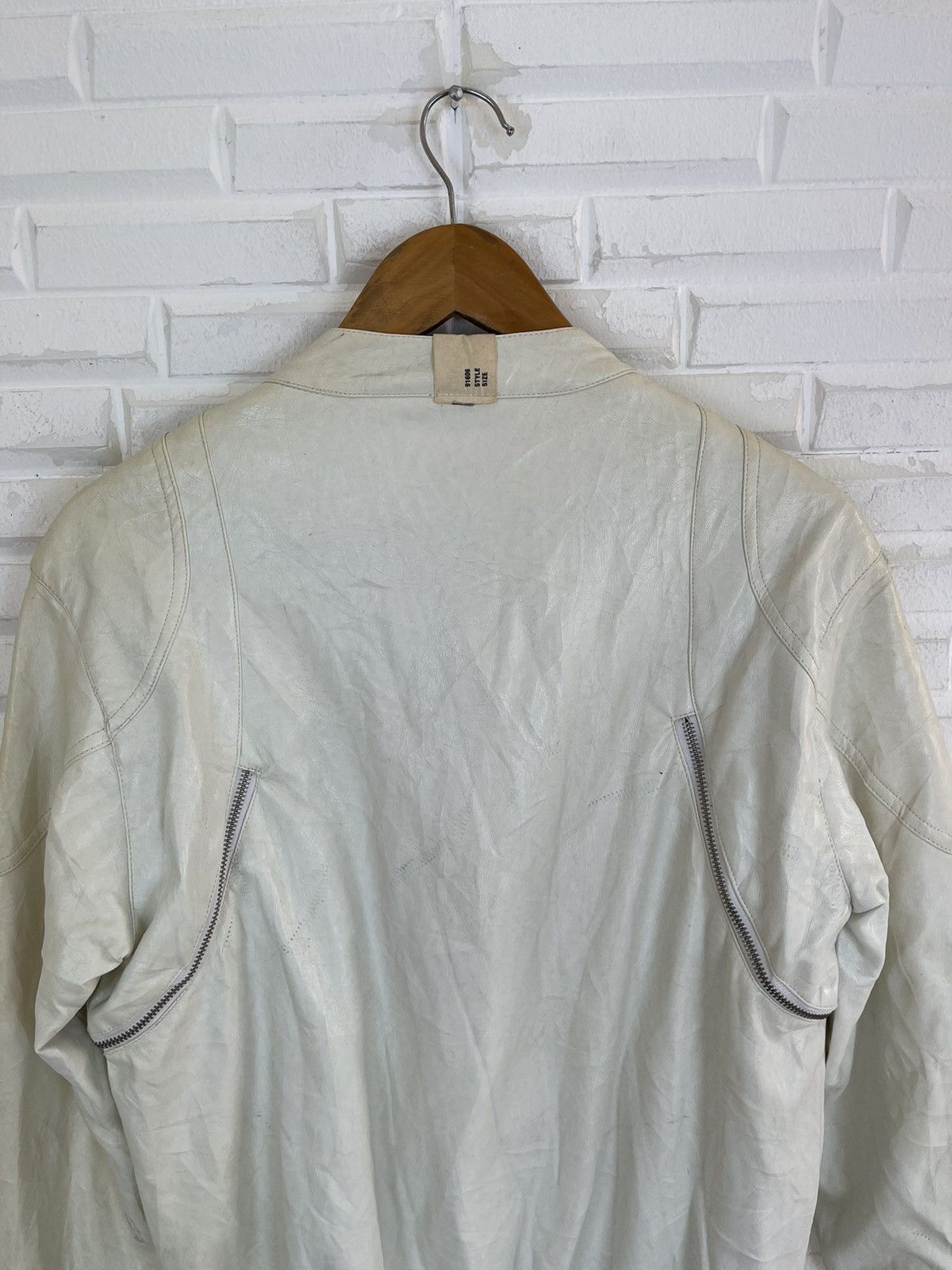 N.Hoolywood 🚀STUNNING BIKER JACKET LEATHER N.HOOLYWOOD 91606 STYLE SIZE Size US M / EU 48-50 / 2 - 5 Thumbnail