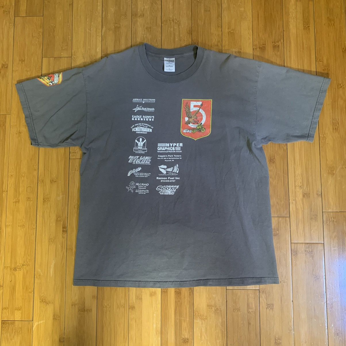 2004 Haycock Bikefest Graphic Tee Shirt