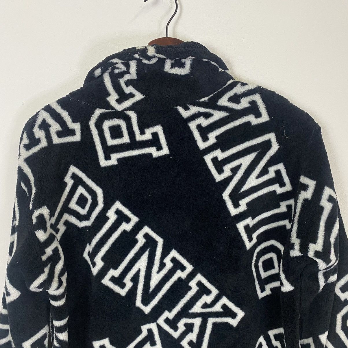 Pink Pink Fullprint Fleece Cardigan Size US L / EU 52-54 / 3 - 11 Thumbnail