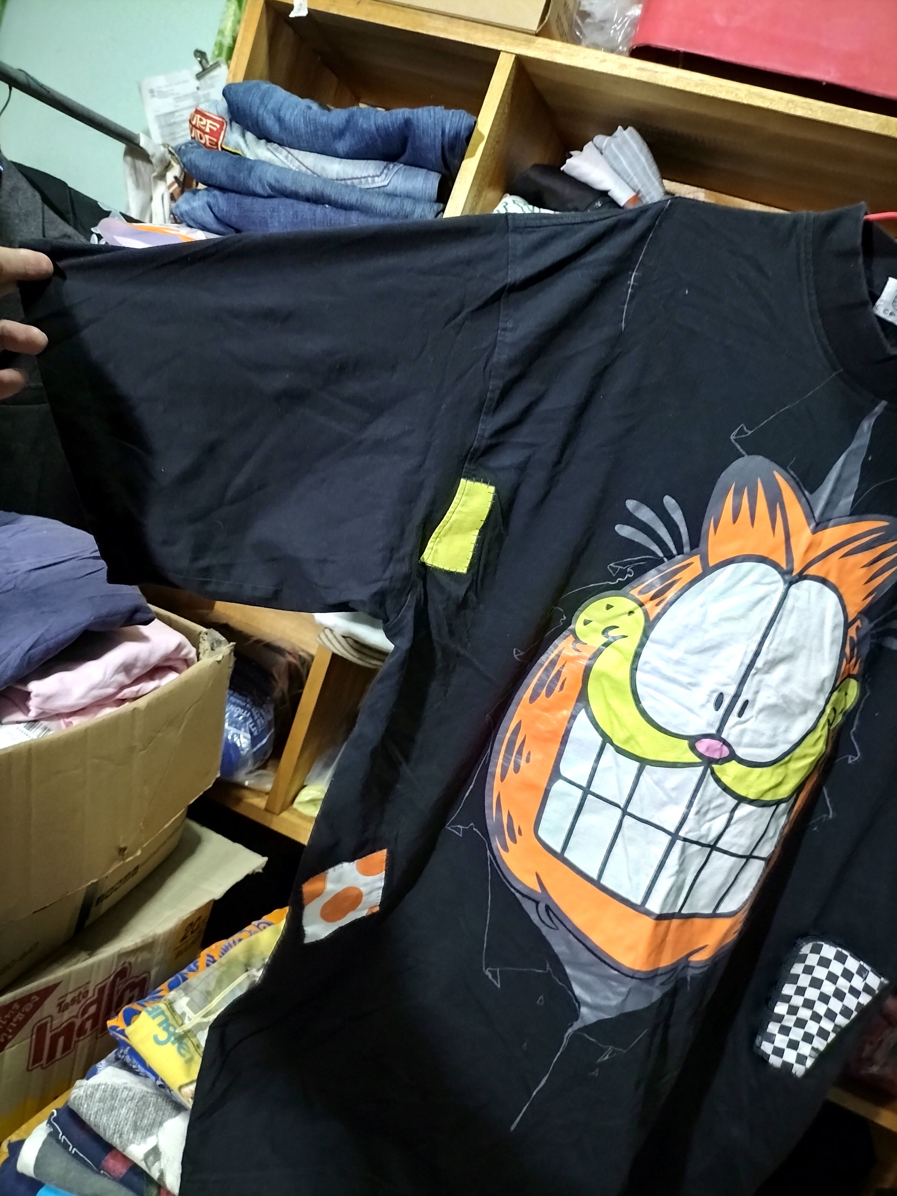 Vintage Vintage 90s Garfield 1978 Big Print Fashion comic cartoon Size US XL / EU 56 / 4 - 3 Thumbnail