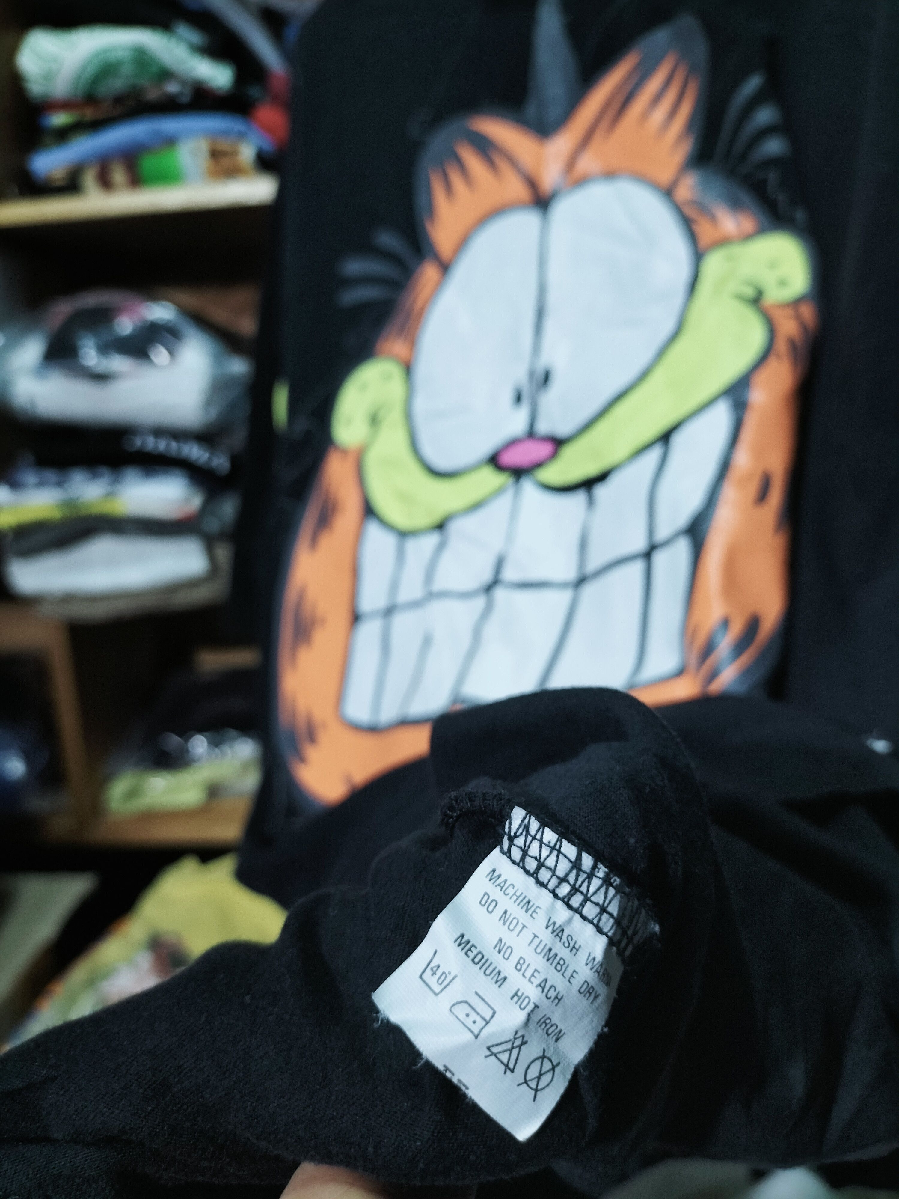 Vintage Vintage 90s Garfield 1978 Big Print Fashion comic cartoon Size US XL / EU 56 / 4 - 6 Thumbnail
