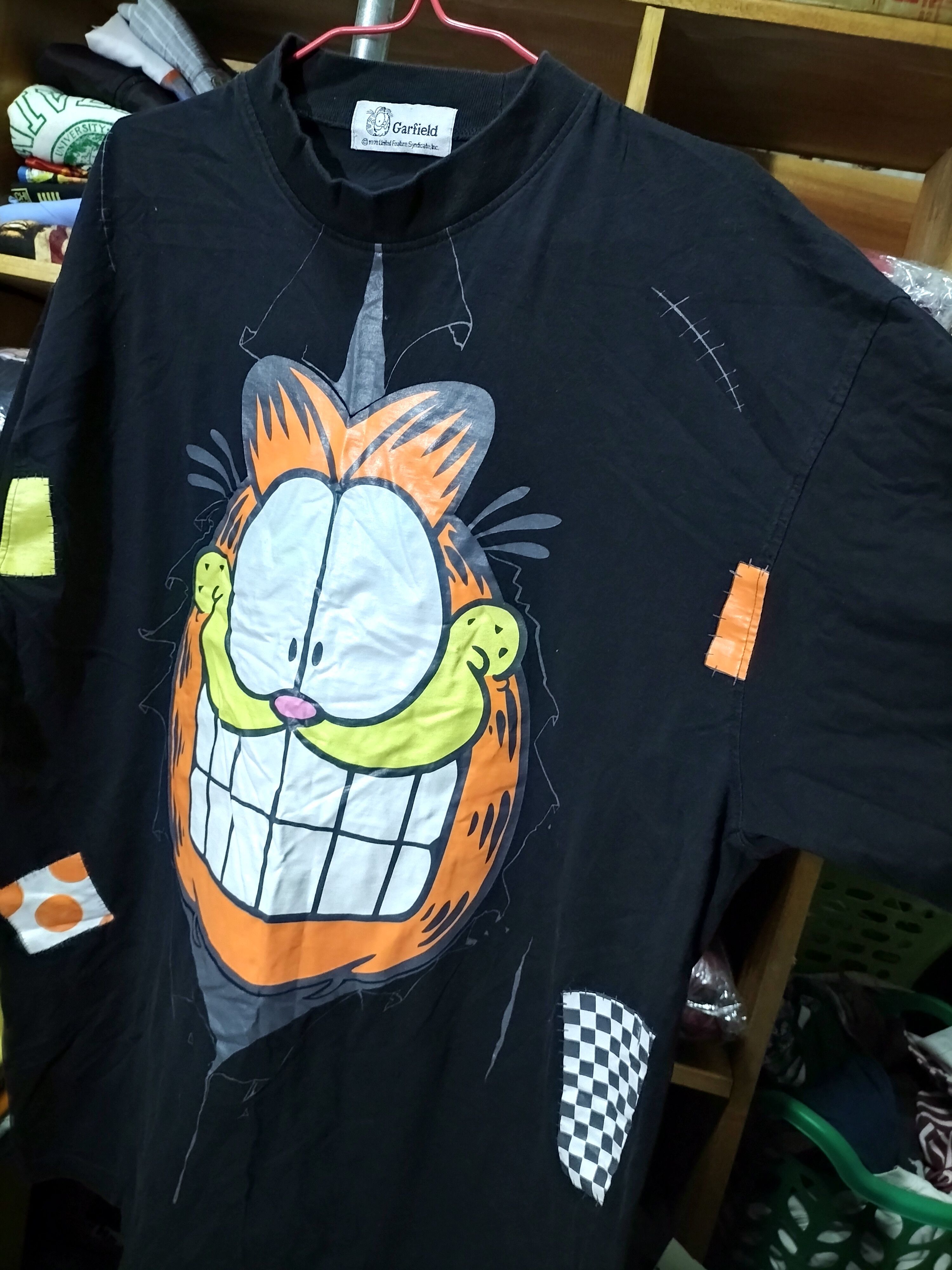 Vintage Vintage 90s Garfield 1978 Big Print Fashion comic cartoon Size US XL / EU 56 / 4 - 2 Thumbnail