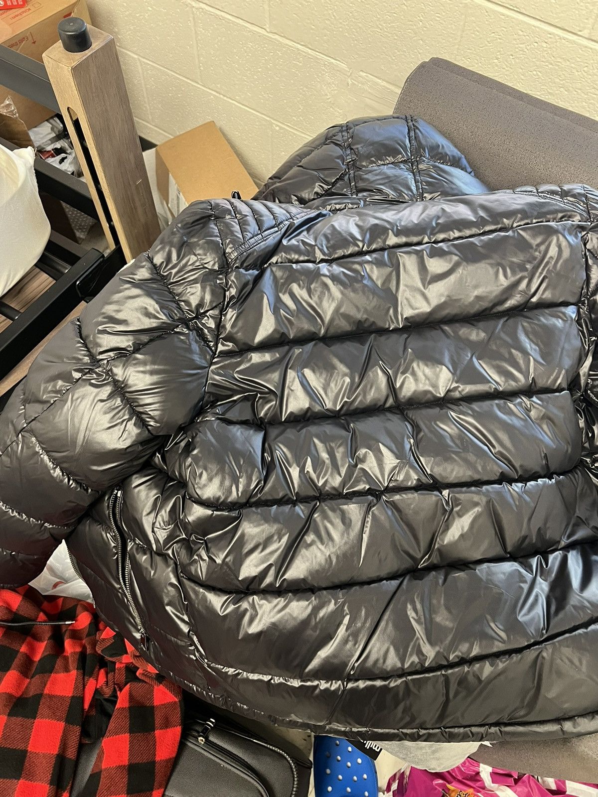 Guess GUESS Black Hooded Puffer Coat Size US S / EU 44-46 / 1 - 3 Thumbnail