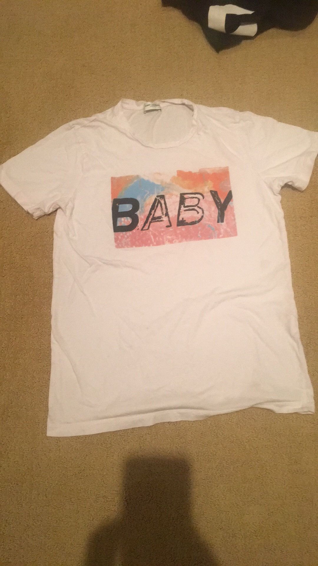 Saint laurent baby t shirt sale