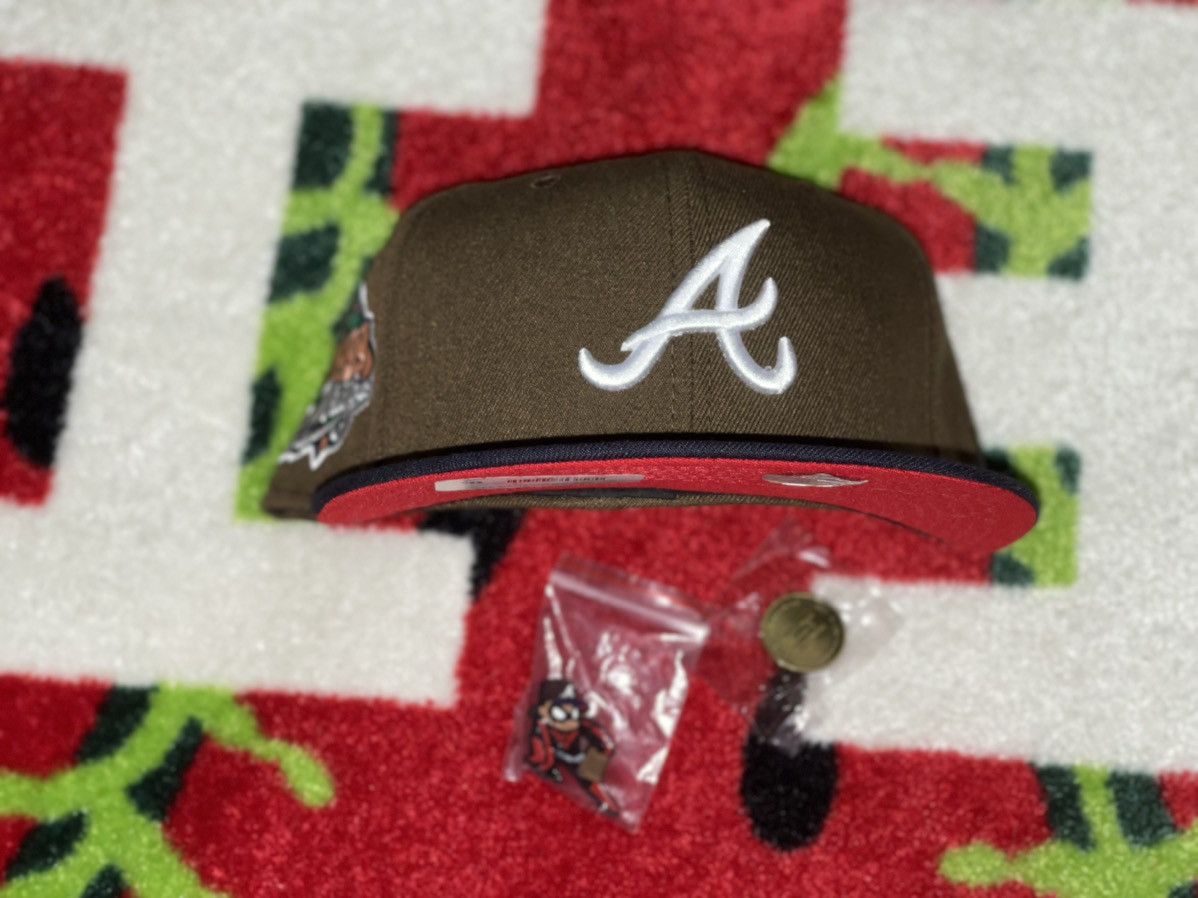 HatClub Exclusive Red Clay Manolo Atlanta Braves 7 5/8 popular