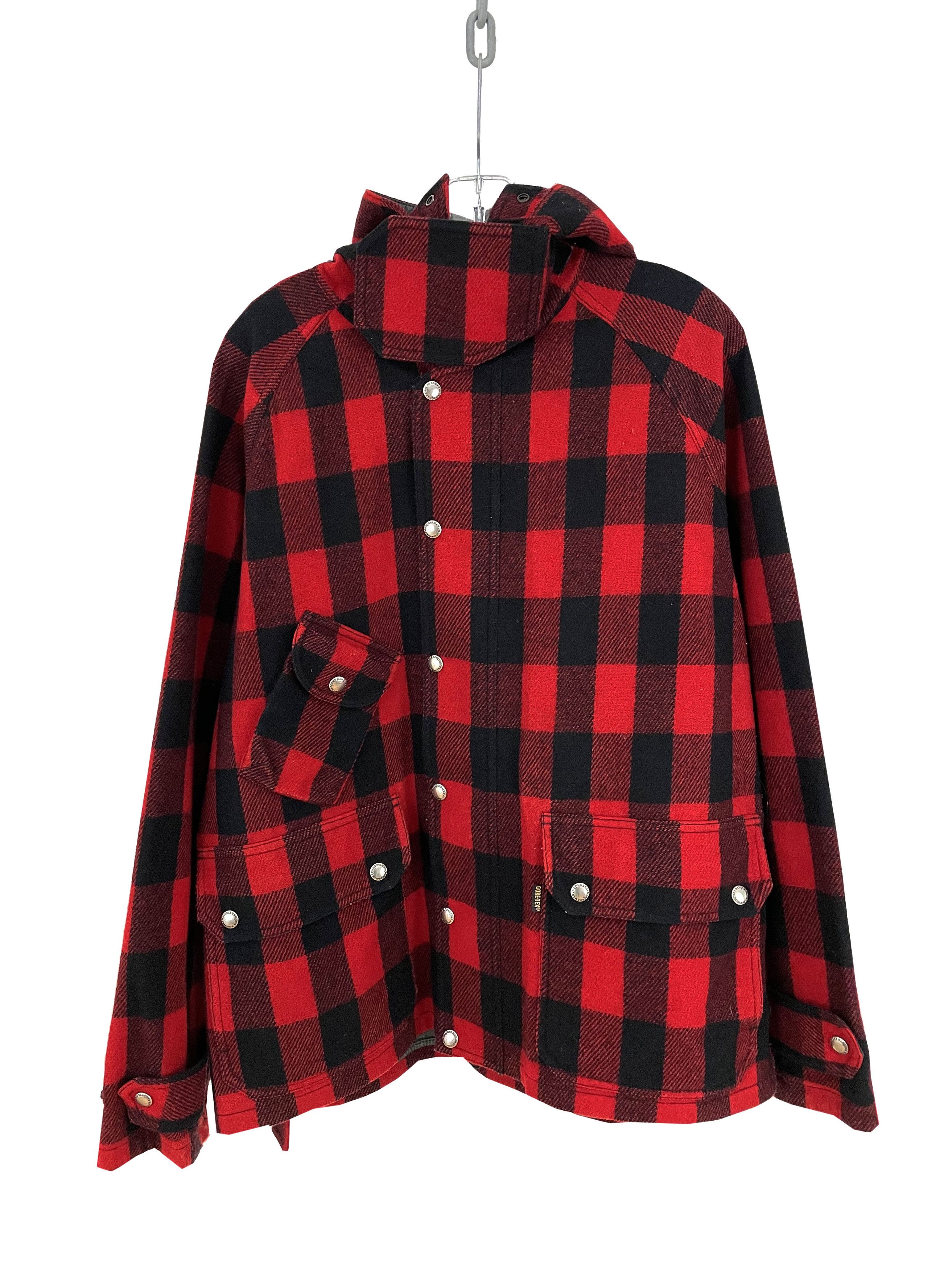 Goldwin × Goretex × Junya Watanabe 2005 Flannel Goretex Jacket | Grailed