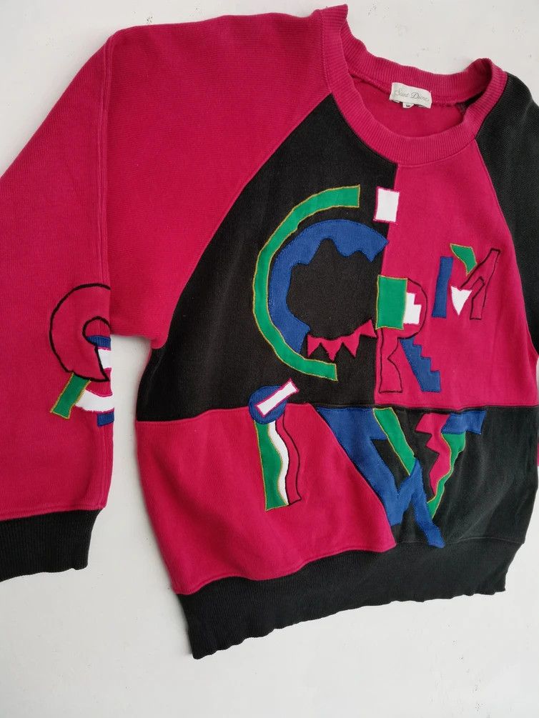 Other Vintage Saint Diore CRM Big Logo Sweatshirt Size US M / EU 48-50 / 2 - 5 Thumbnail