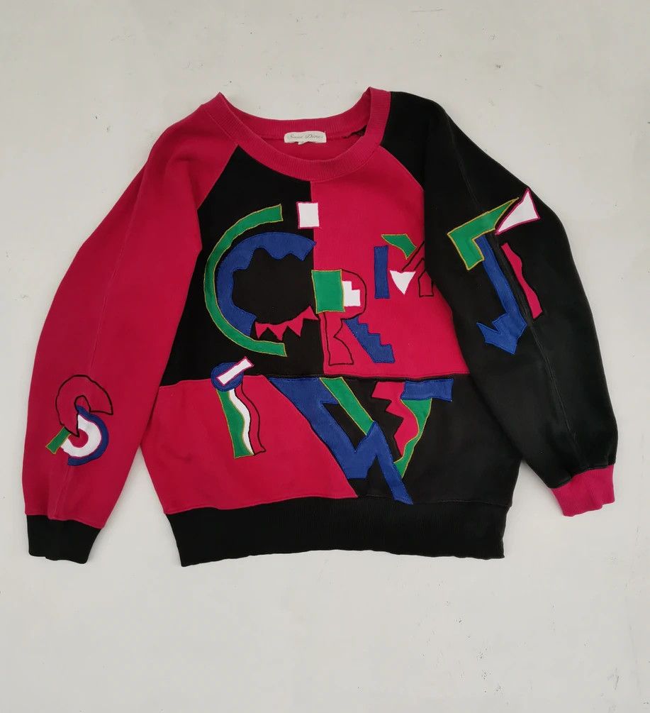 Other Vintage Saint Diore CRM Big Logo Sweatshirt Size US M / EU 48-50 / 2 - 6 Thumbnail