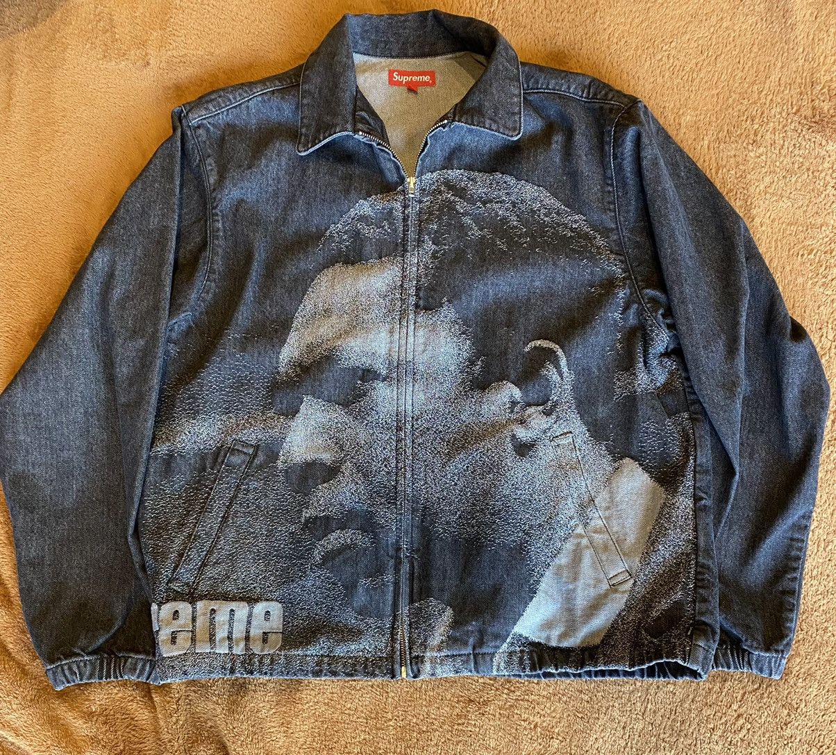 Supreme John Coltrane A Love Supreme Denim Harrington Jacket Blue