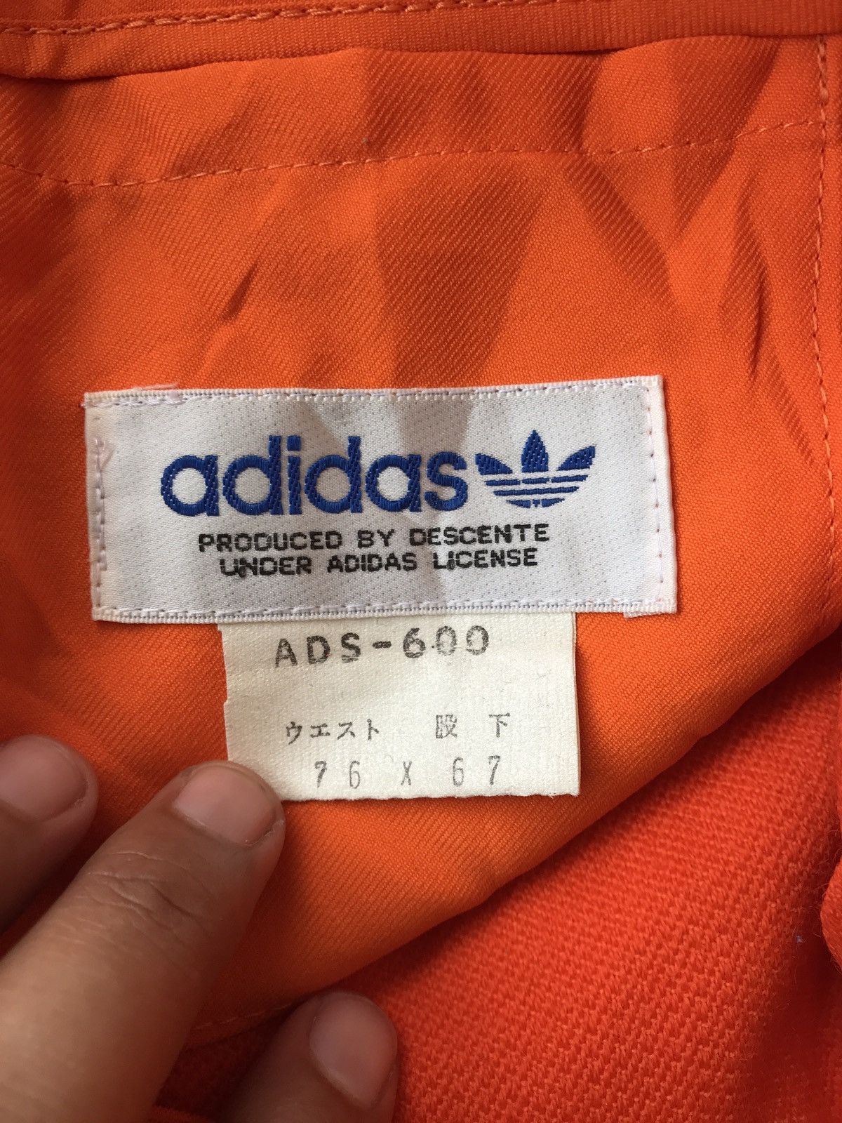 Adidas ADIDAS SKI PANTS ORANGE RARE Size US 30 / EU 46 - 4 Thumbnail