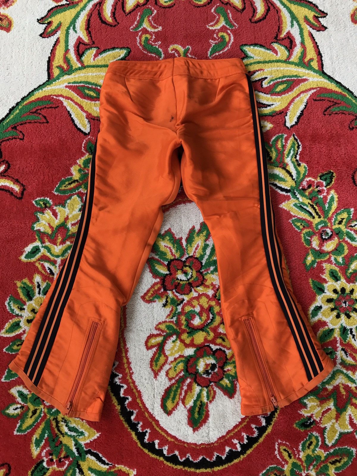 Adidas ADIDAS SKI PANTS ORANGE RARE Size US 30 / EU 46 - 2 Thumbnail