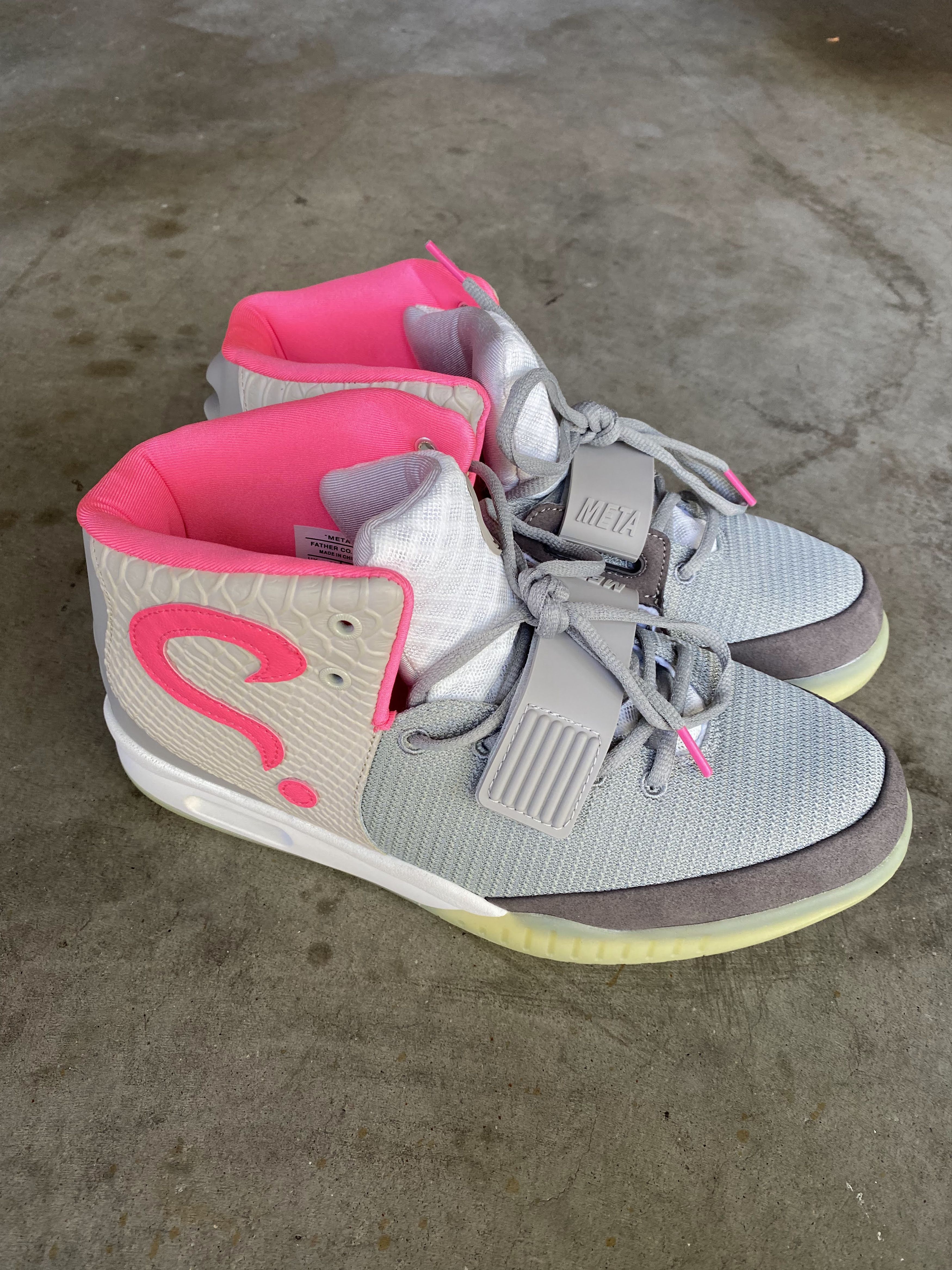 Japanese Brand Father LLC Yeezy Meta Custom October Pink
