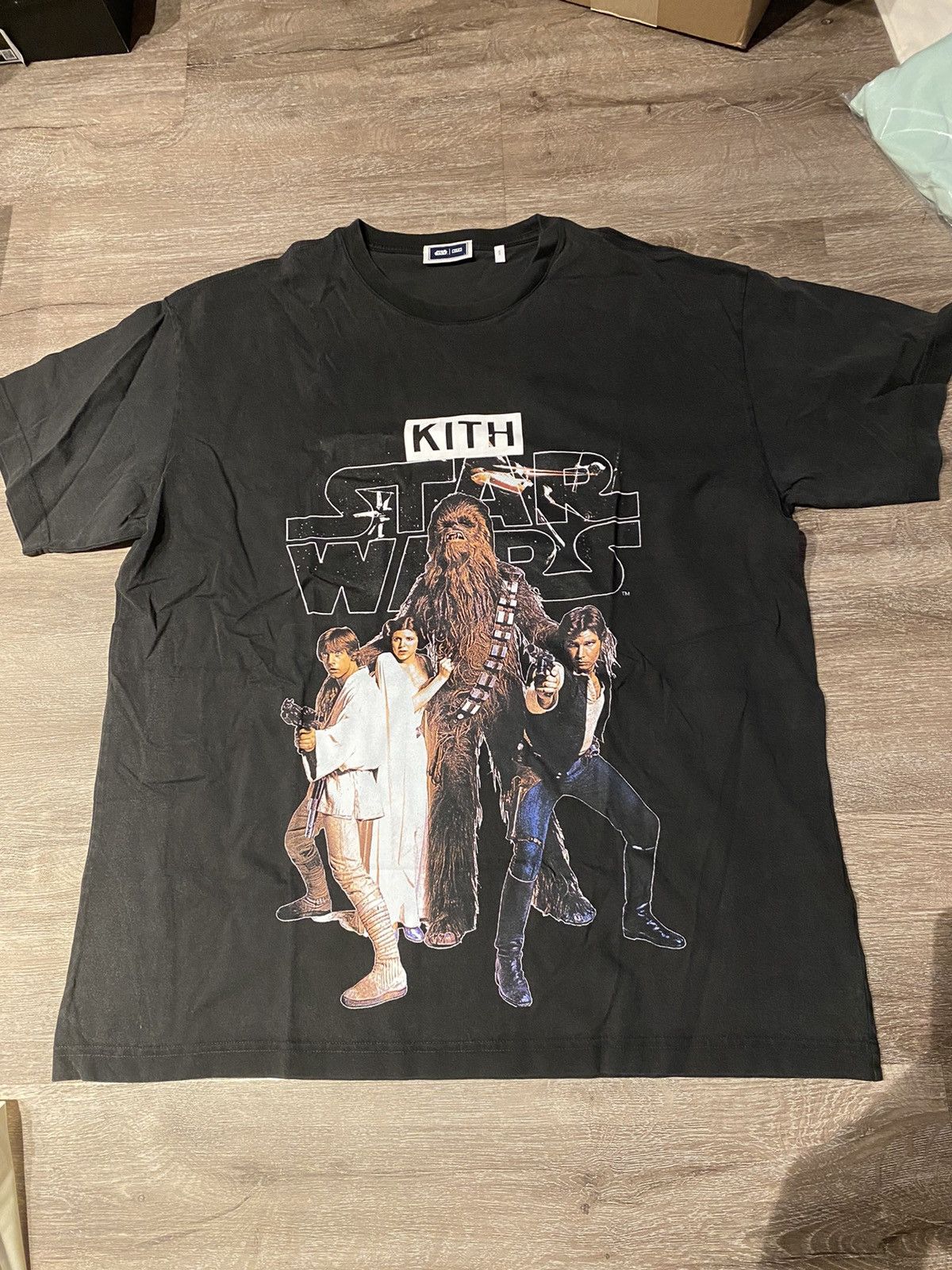 Kith × Star Wars Kith x Star Wars Classic Vintage Tee Black Large  