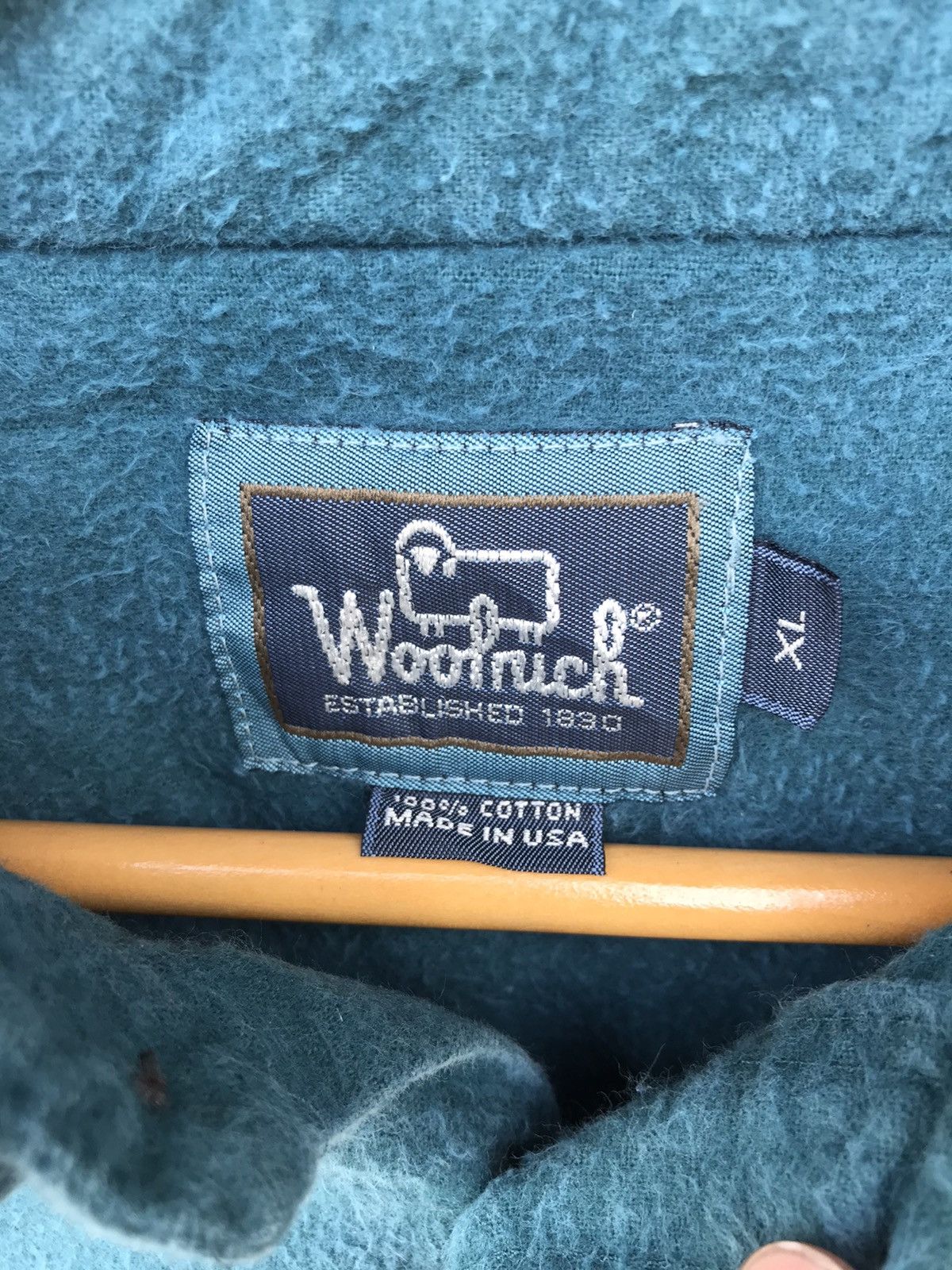 Flannel × Woolrich Woolen Mills Rare Vintage Woolrich Shirt - 1980s Made in USA - Size XL Size US L / EU 52-54 / 3 - 3 Thumbnail