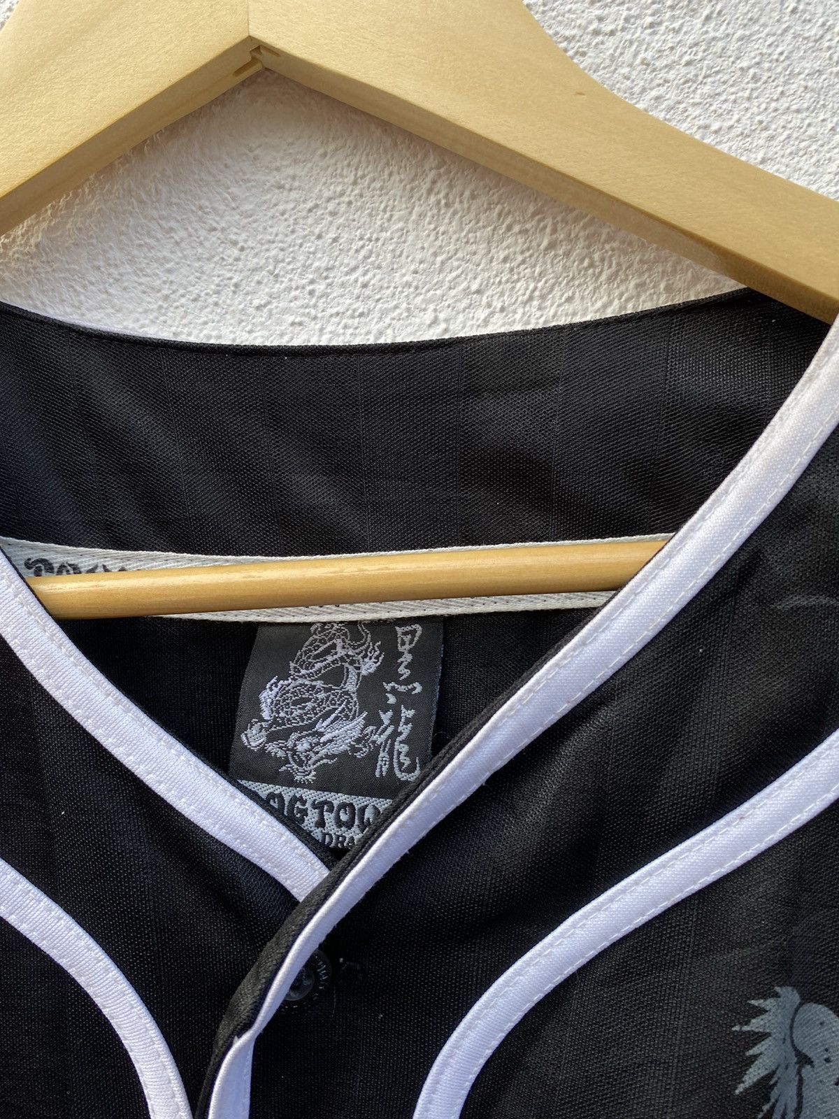 Vintage Vintage Dogtown black dragon skateboard baseball jersey Size US XL / EU 56 / 4 - 4 Thumbnail