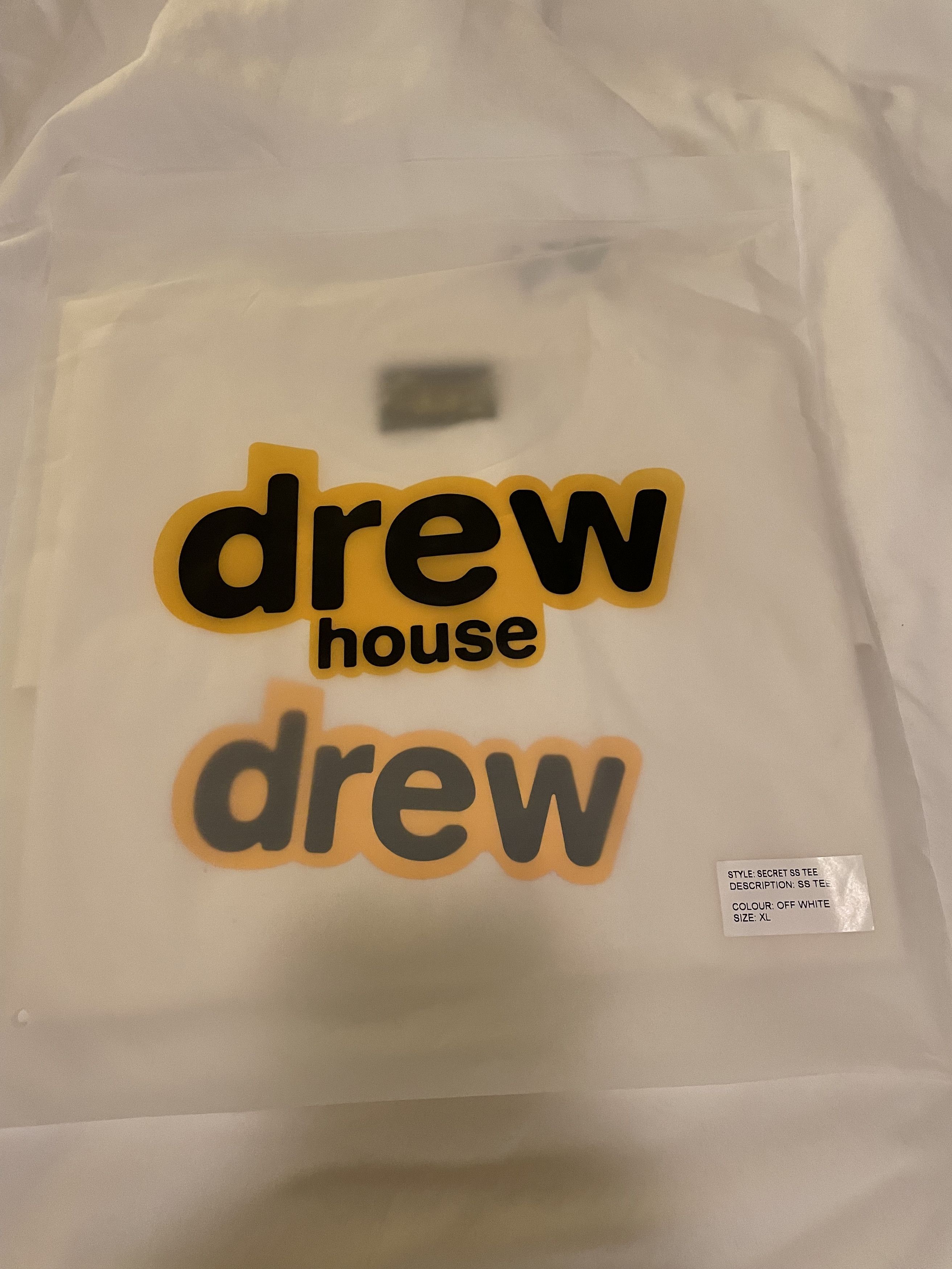 Drew House Drew House - Secret Tee - White Size US XL / EU 56 / 4 - 4 Thumbnail