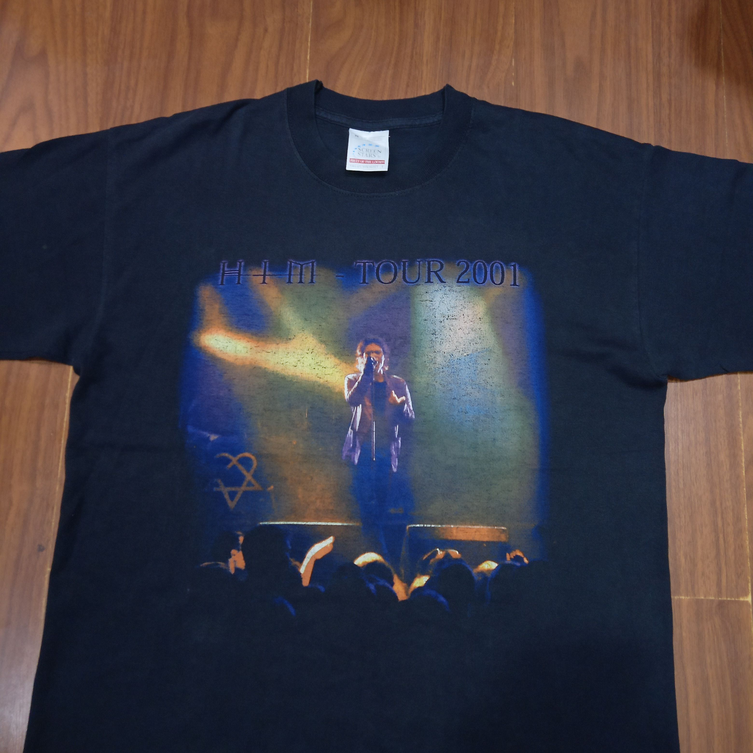Band Tees HIM Tour 2001 T Shirt Size US M / EU 48-50 / 2 - 1 Thumbnail