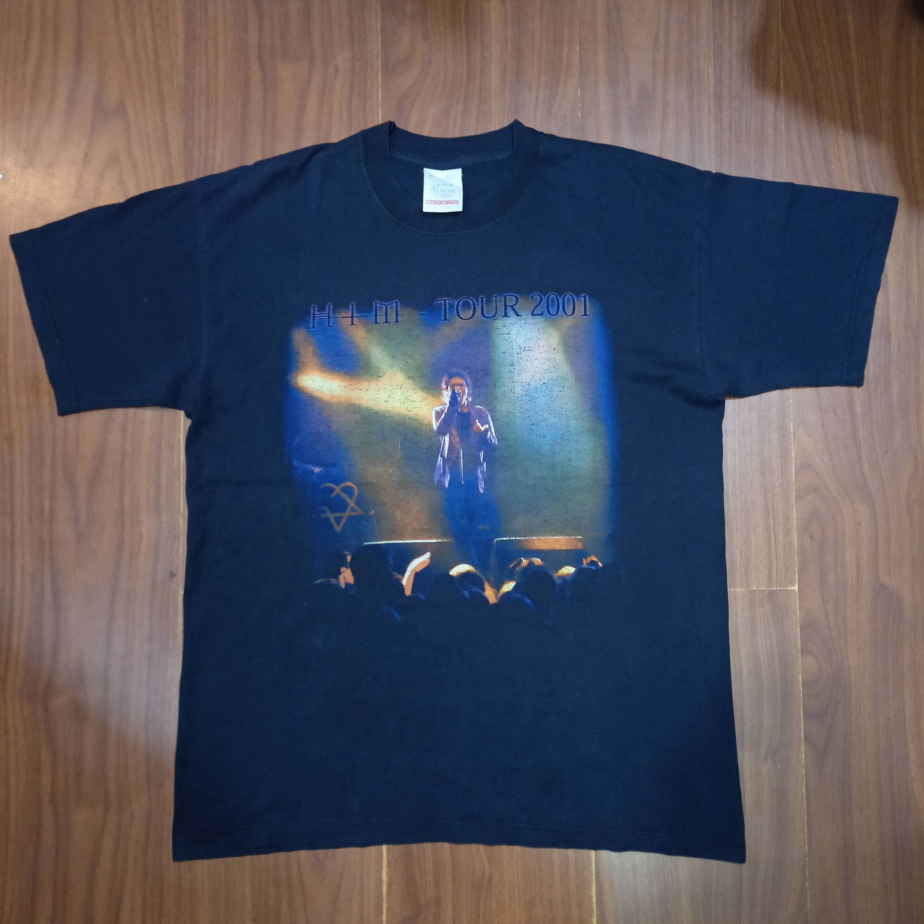 Band Tees HIM Tour 2001 T Shirt Size US M / EU 48-50 / 2 - 2 Thumbnail