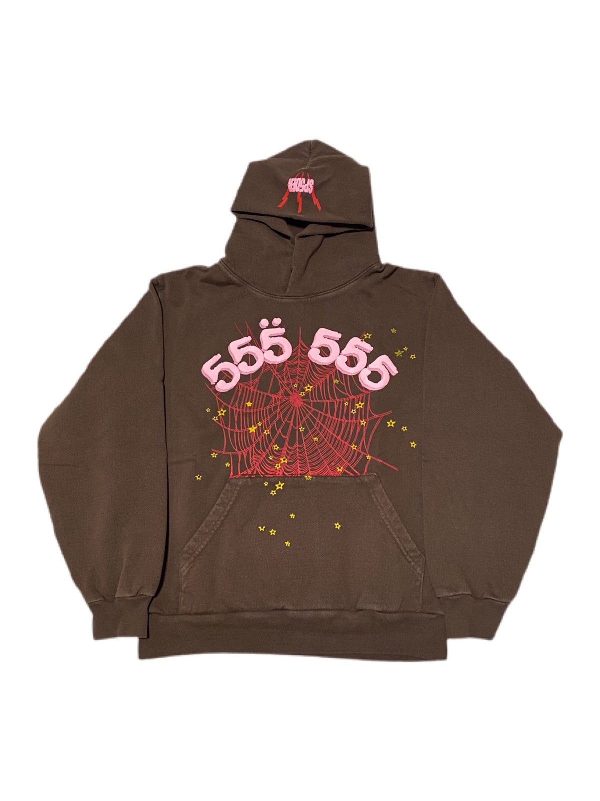 555 popular worldwide Hoodie brown