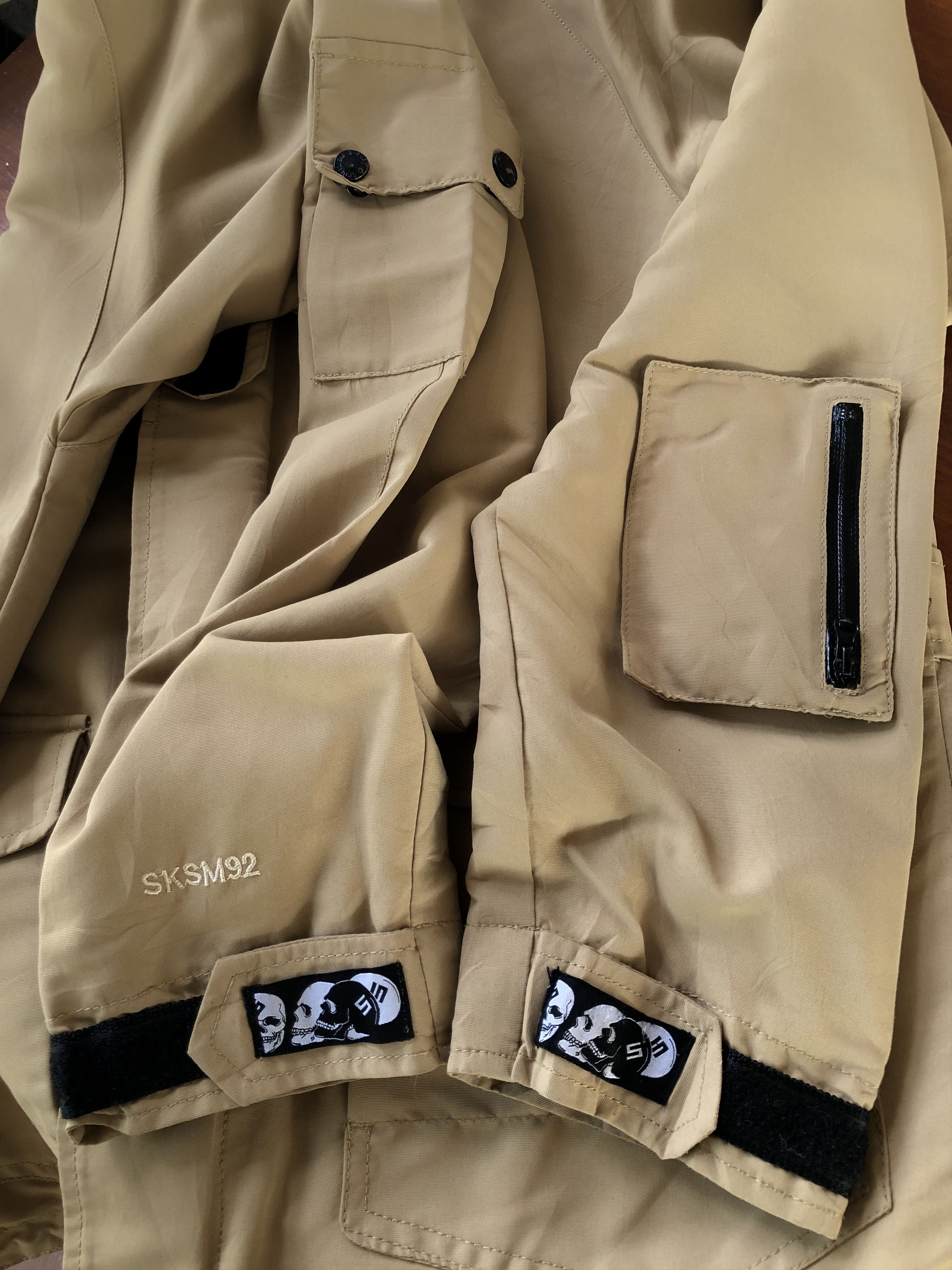 Japanese Brand × Vintage VINTAGE JAPAN SKULLISM DOUBLE ZIPPER TACTICAL SHIELD JACKET Size US M / EU 48-50 / 2 - 25 Thumbnail